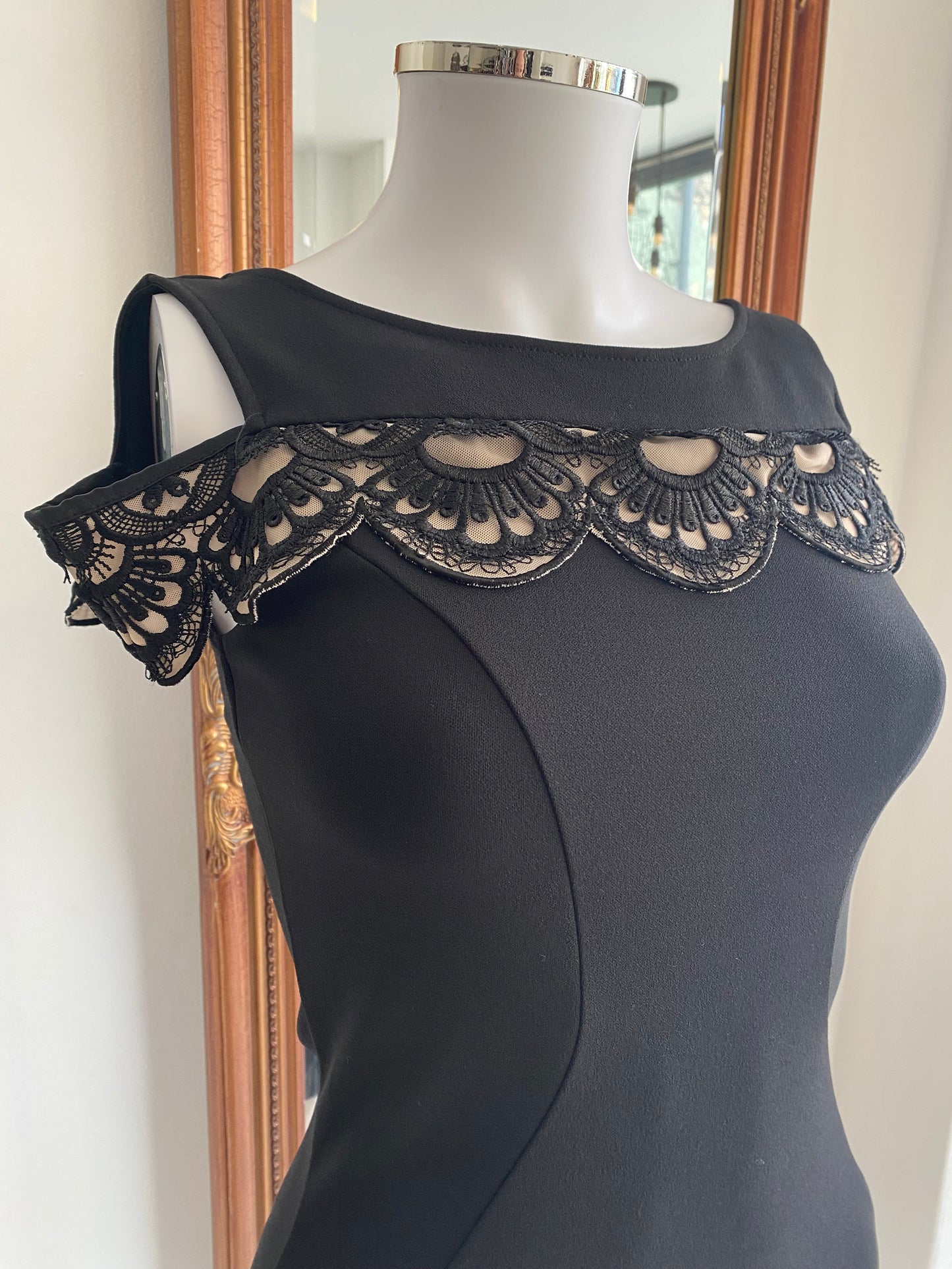 Lipsy Black Dress Size 8