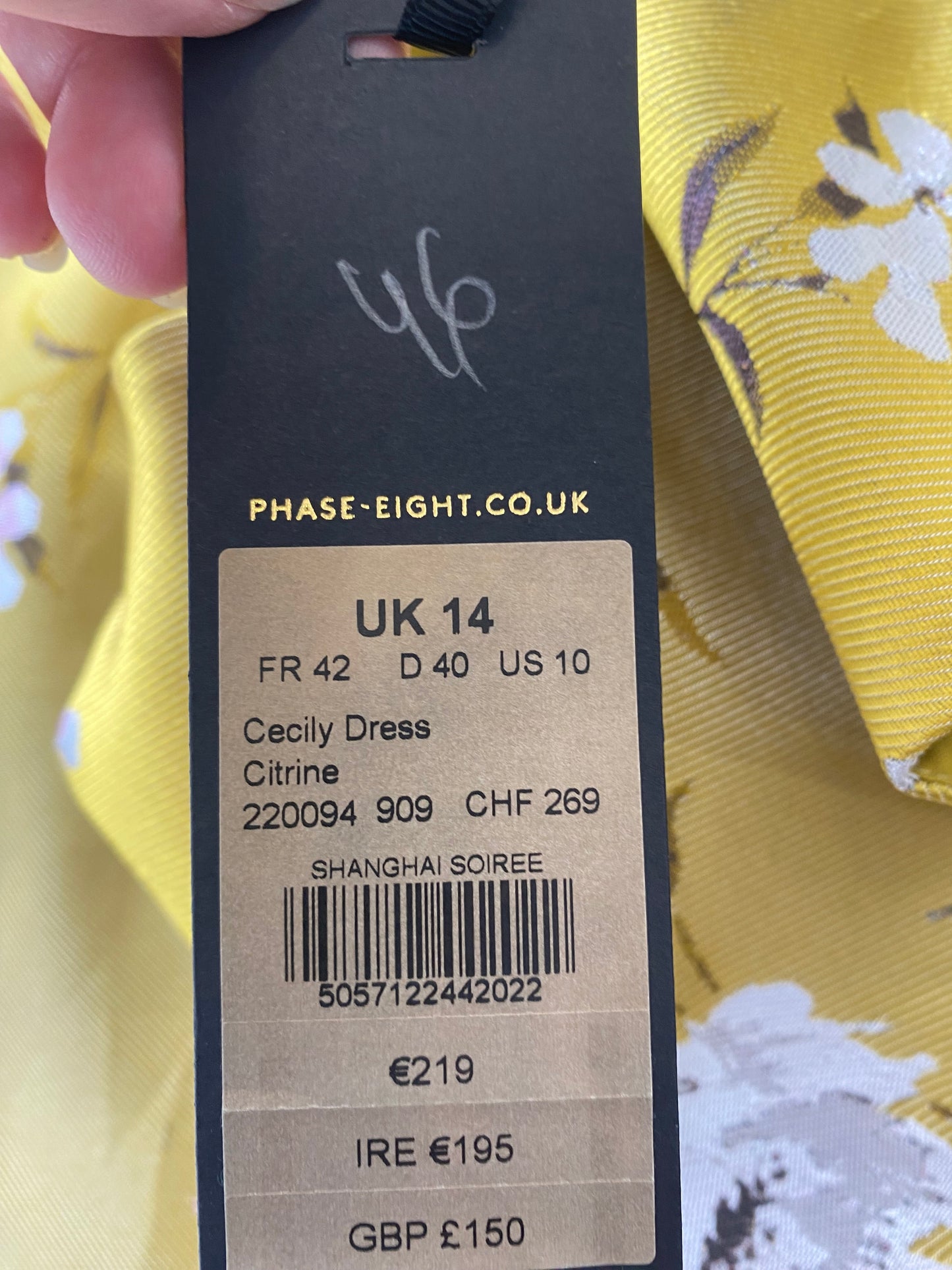 Phase Eight floral cecily dress brand new size 14