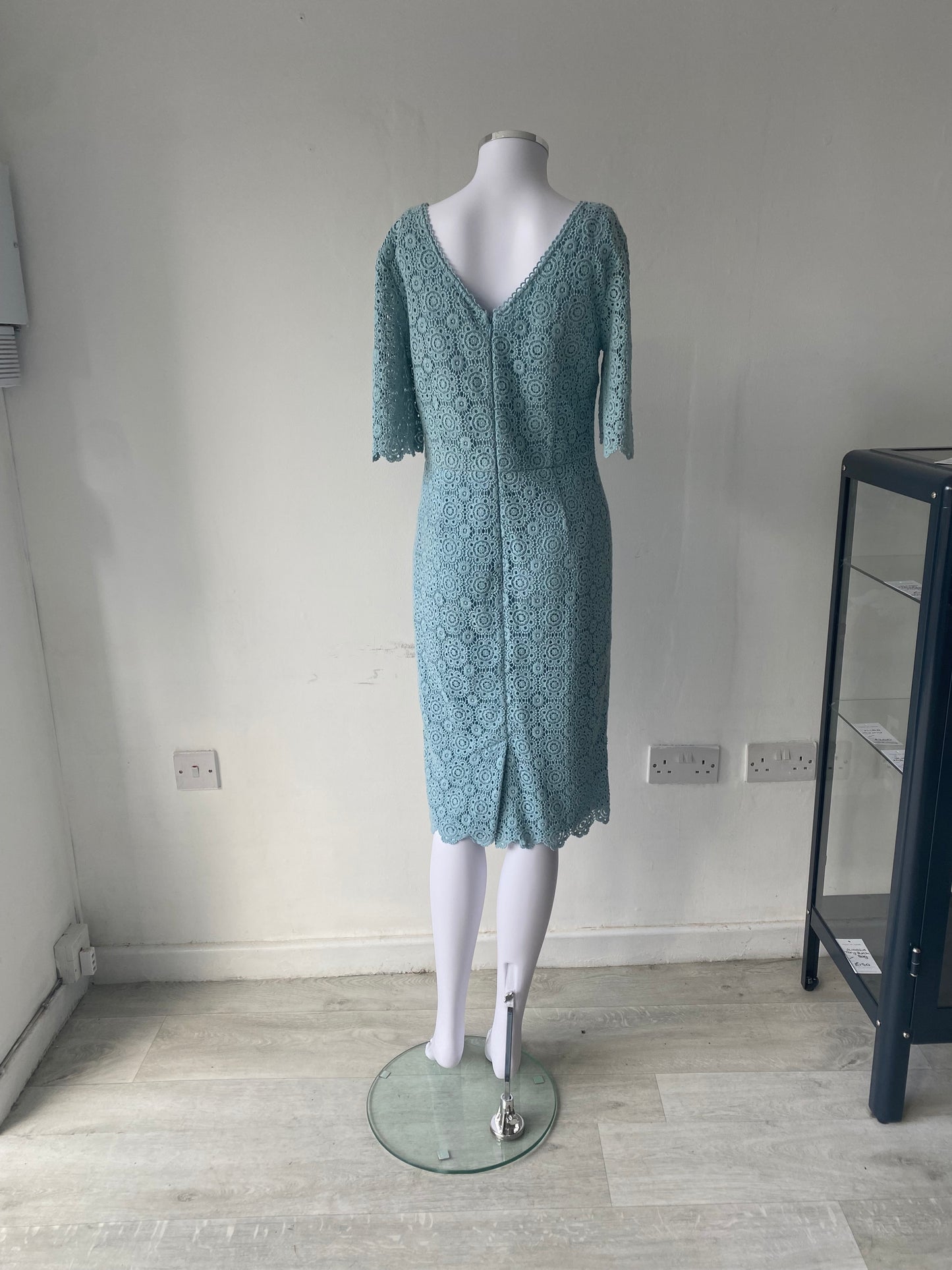 Boden Light Blue Lace Dress Size 10