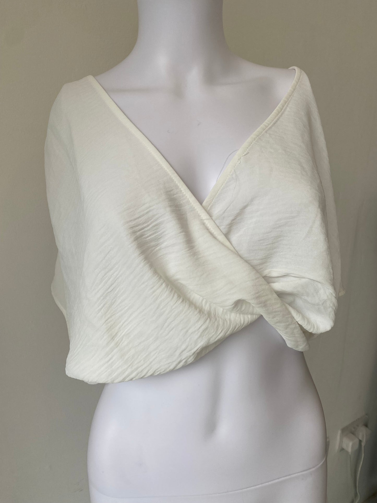 Zara White Blouse Size M