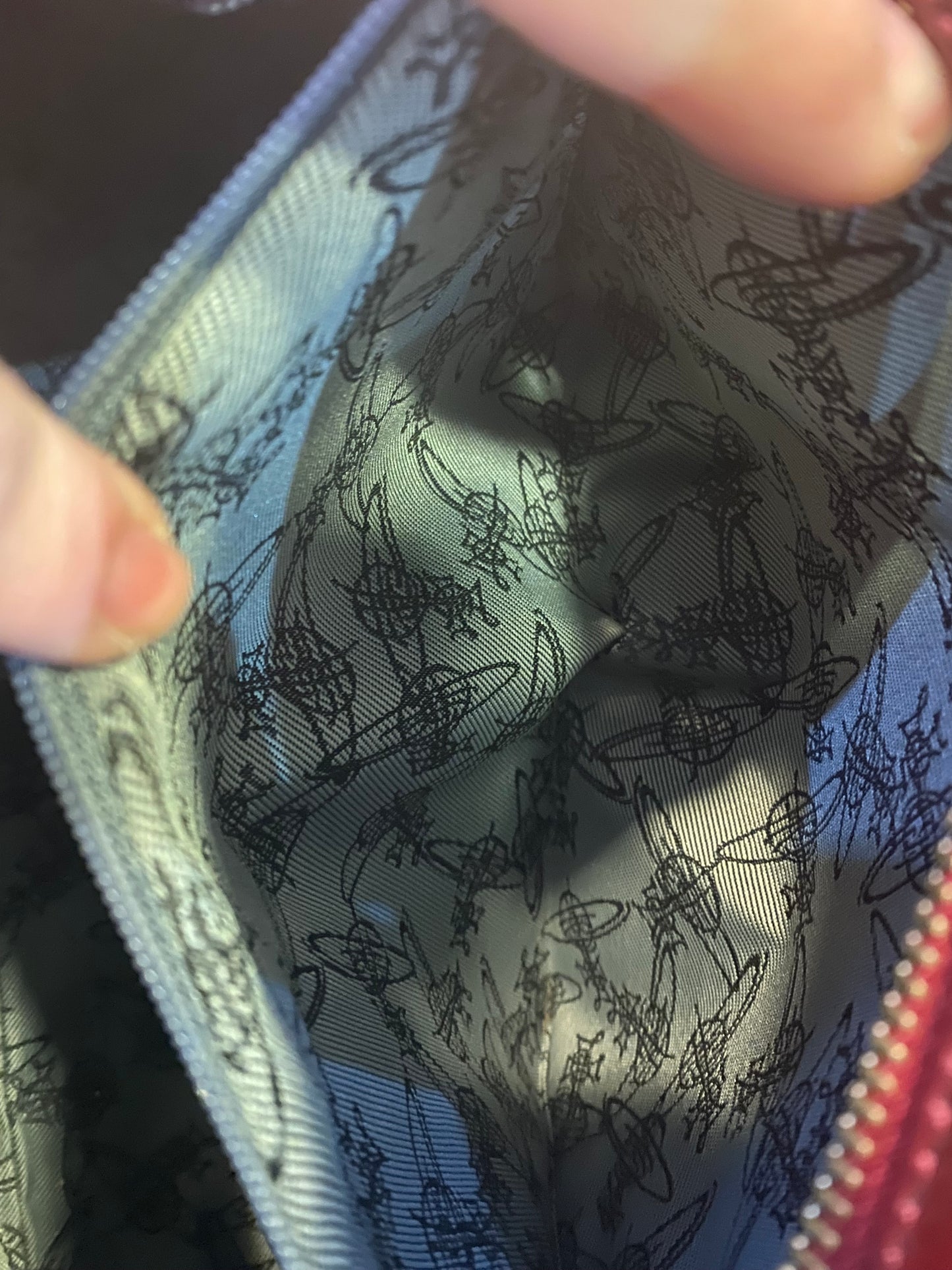 Vivienne Westwood Red Patent Leather Crimson Handbag with Dust at