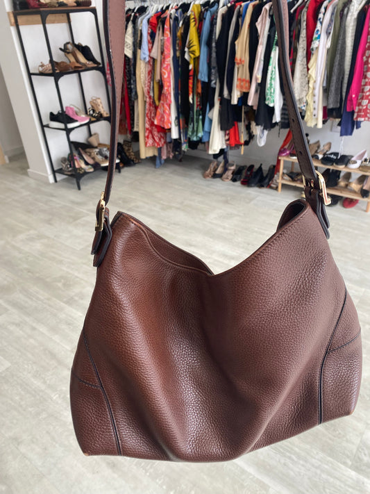 Aspinal of London Burgundy Hobo A Handbag