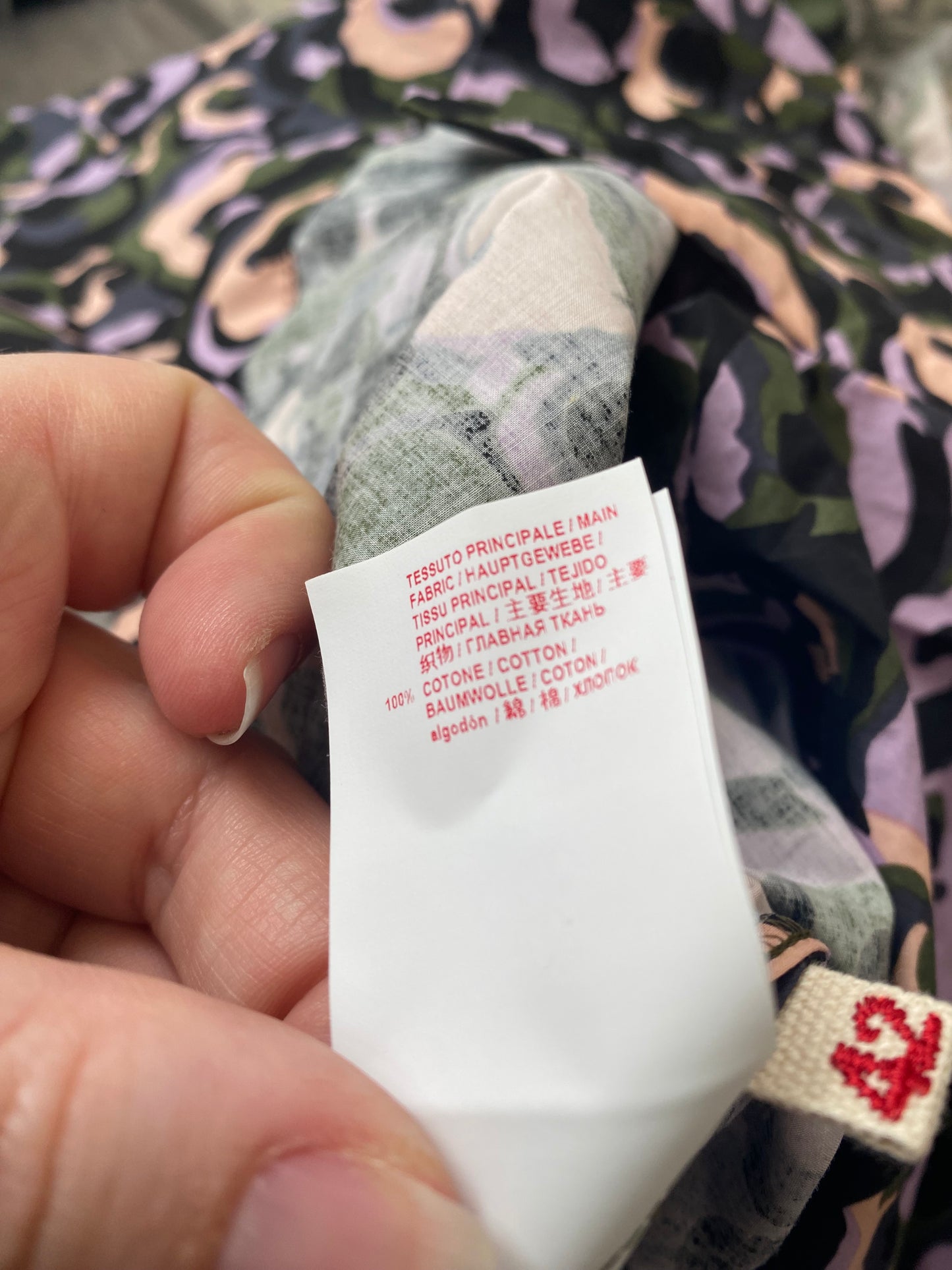 Marni floral print top size 12-14