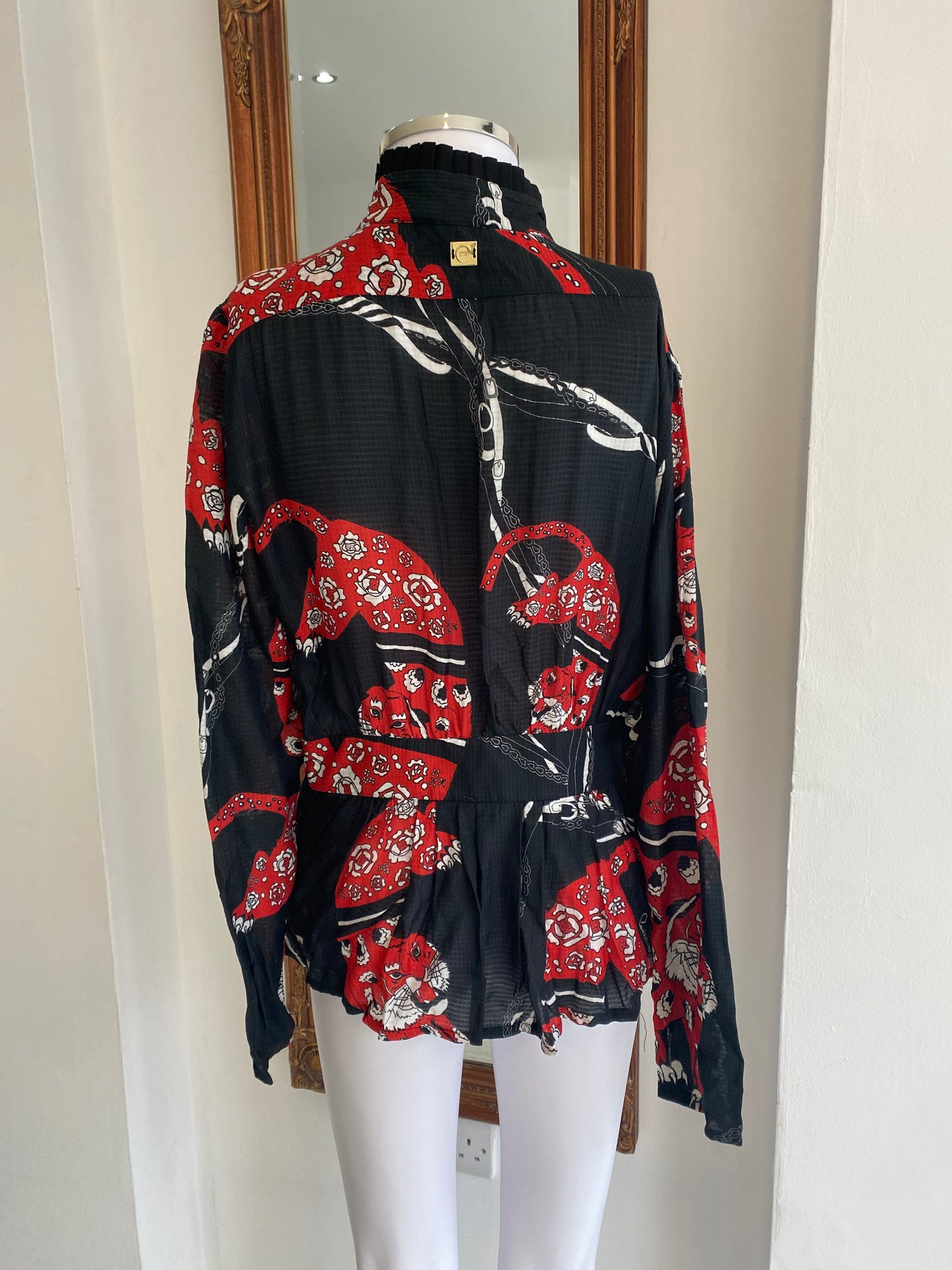 Cavalli Klass Printed Top Size 8