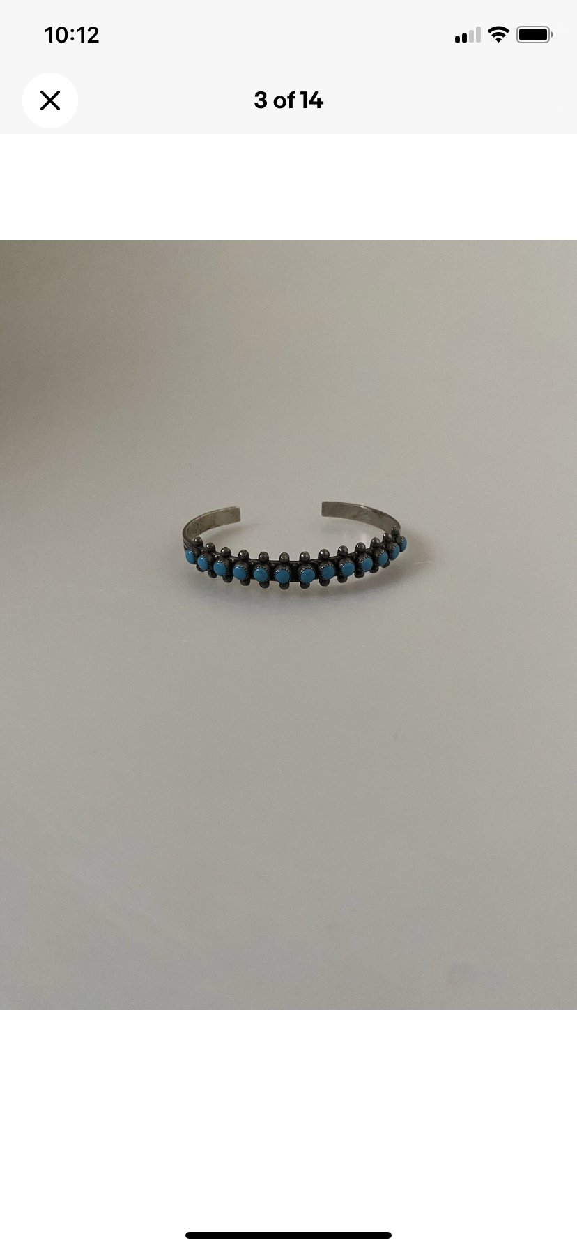 Zuni Snake Eye Bracelet