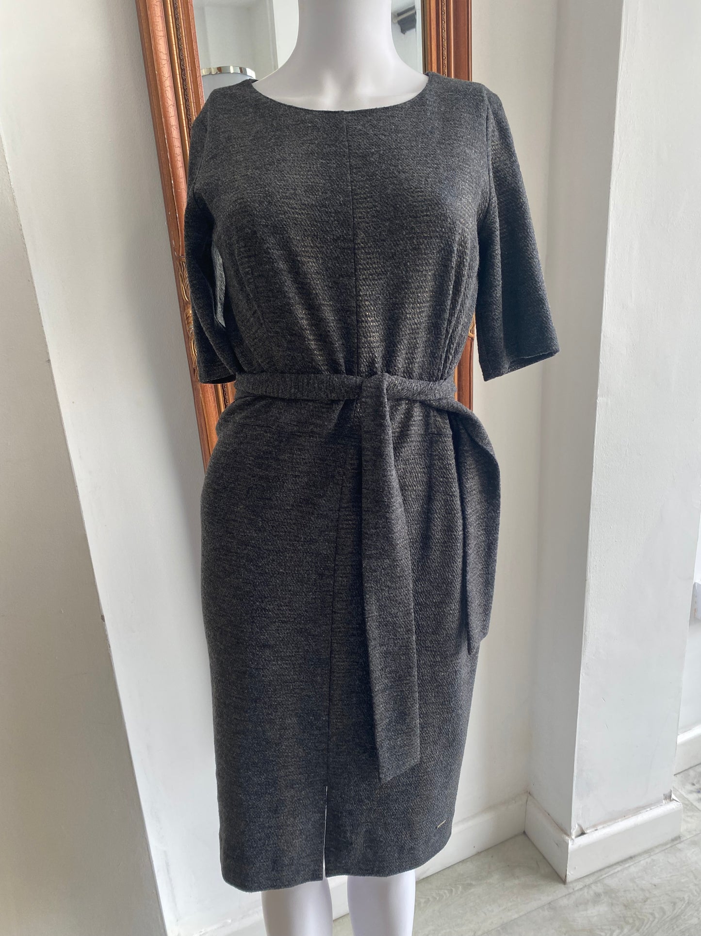 Terre Bleue dark greymetallic dress size 8