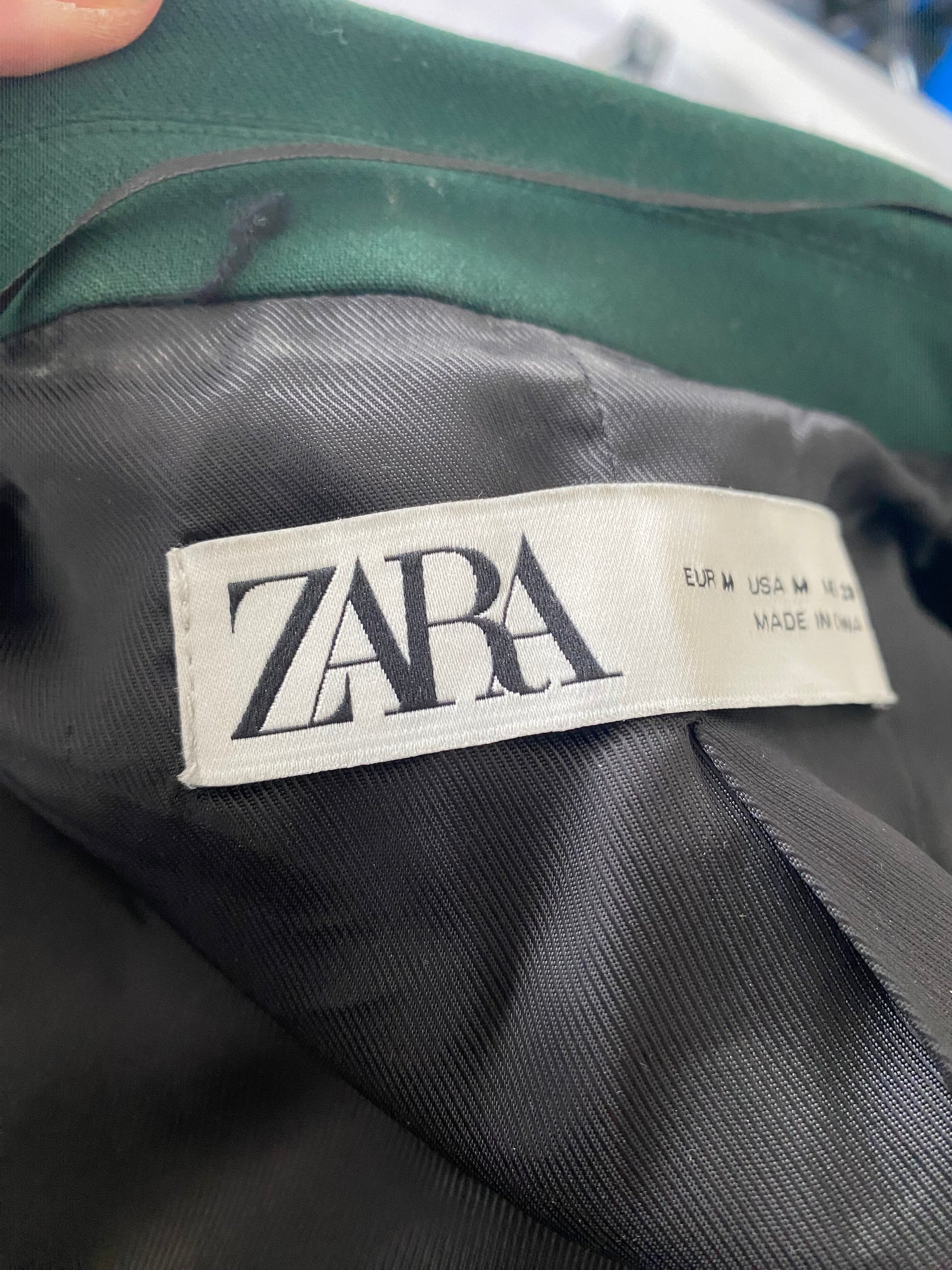 Zara Green Trouser Suit Size 10