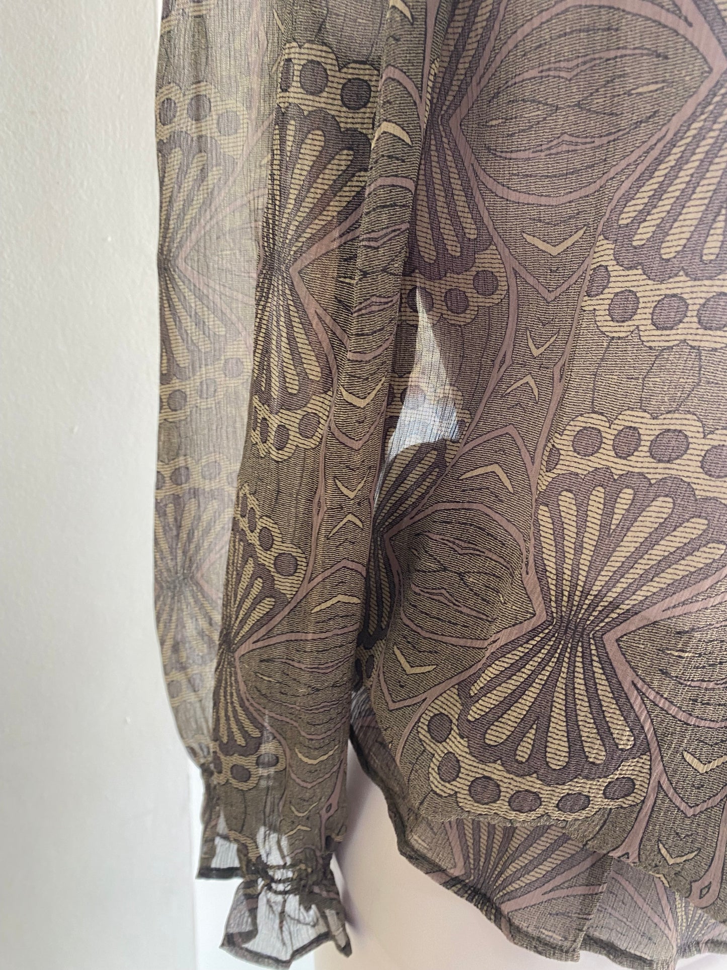 Ted Baker top size 8 silk