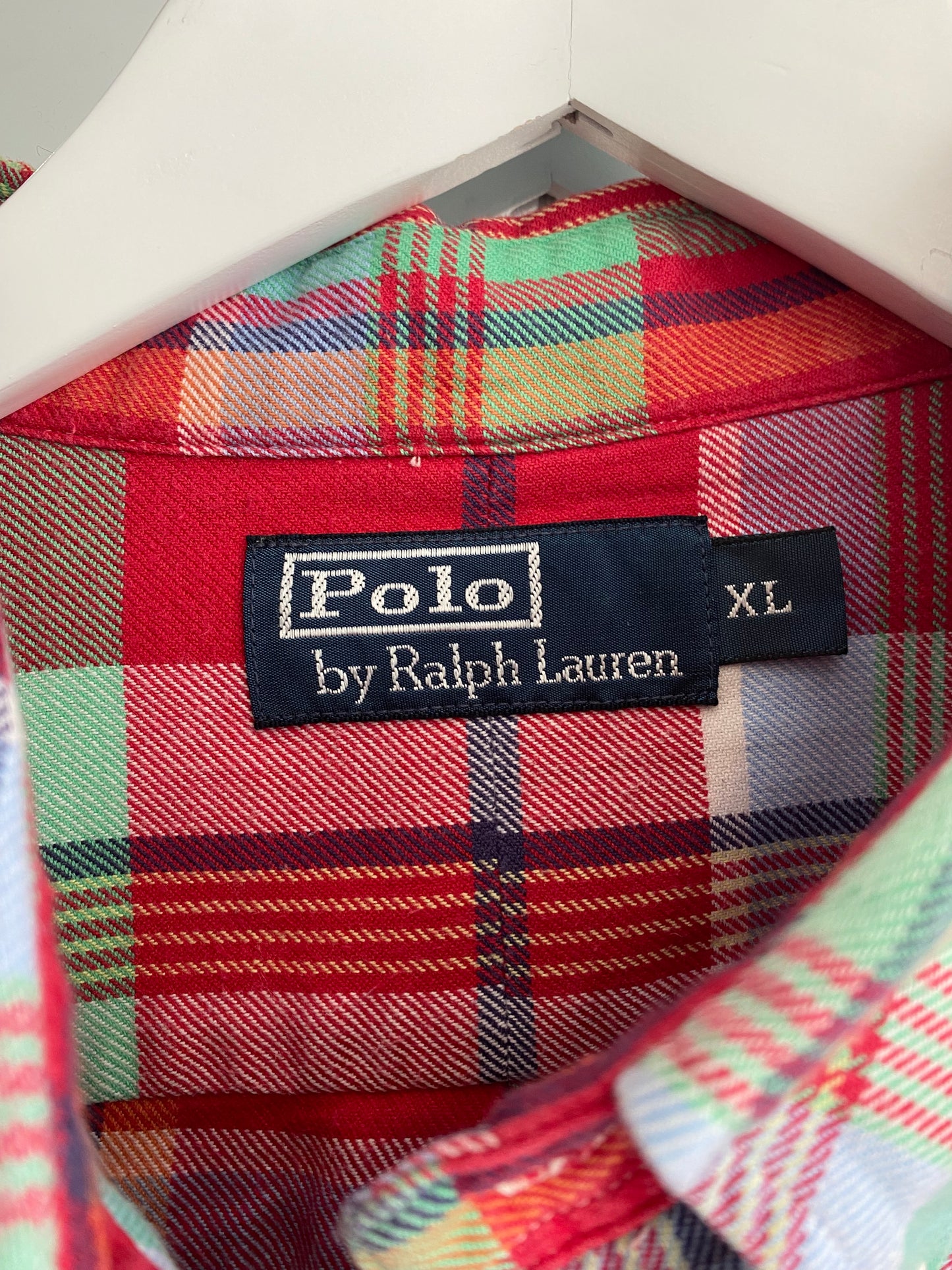 Polo Ralph Lauren Red Checked Shirt Size XL