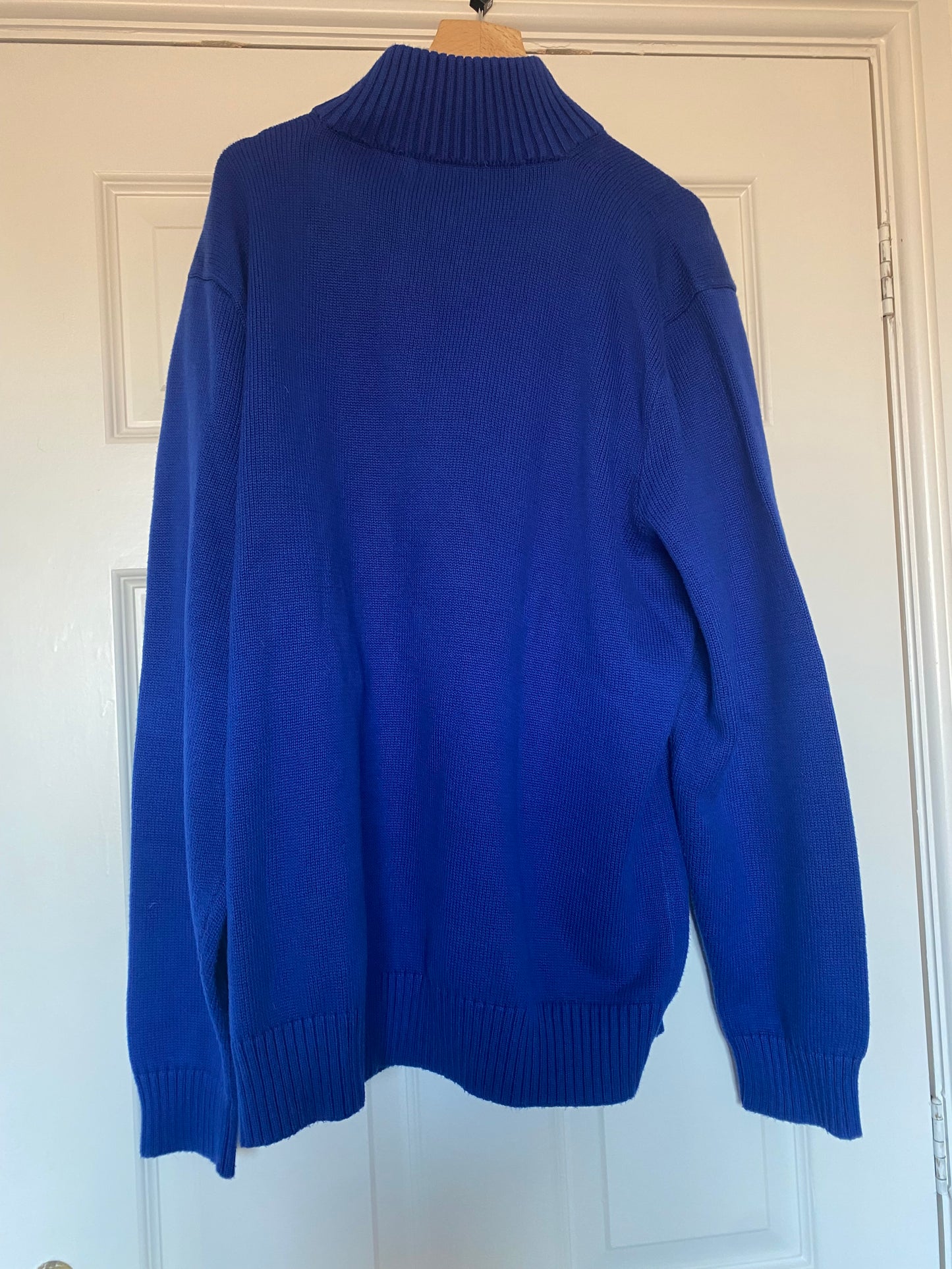 Polo Ralph Lauren Blue 1/4 Zip Jumper Size XL