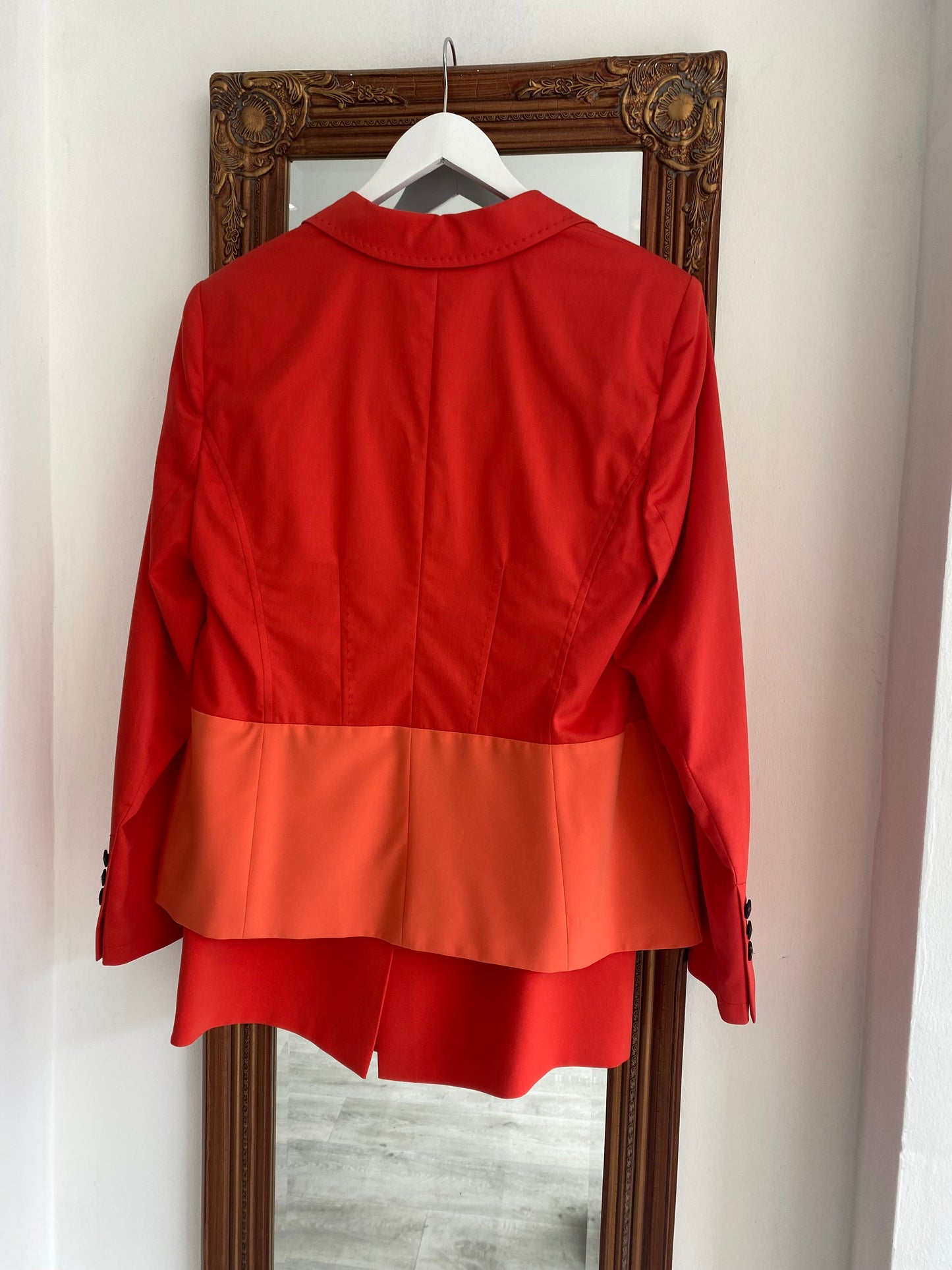 Basler Orange Suit Jacket and Suit Size 16