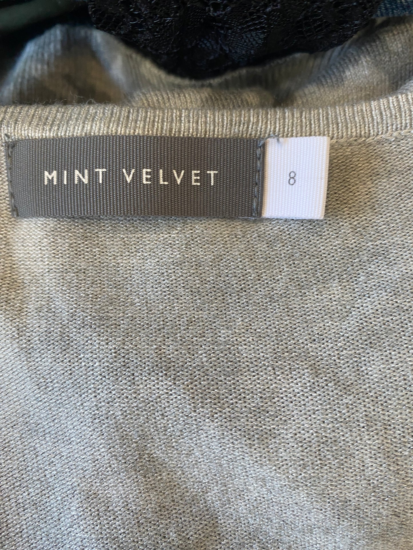 Mint Velvet grey knitted dress