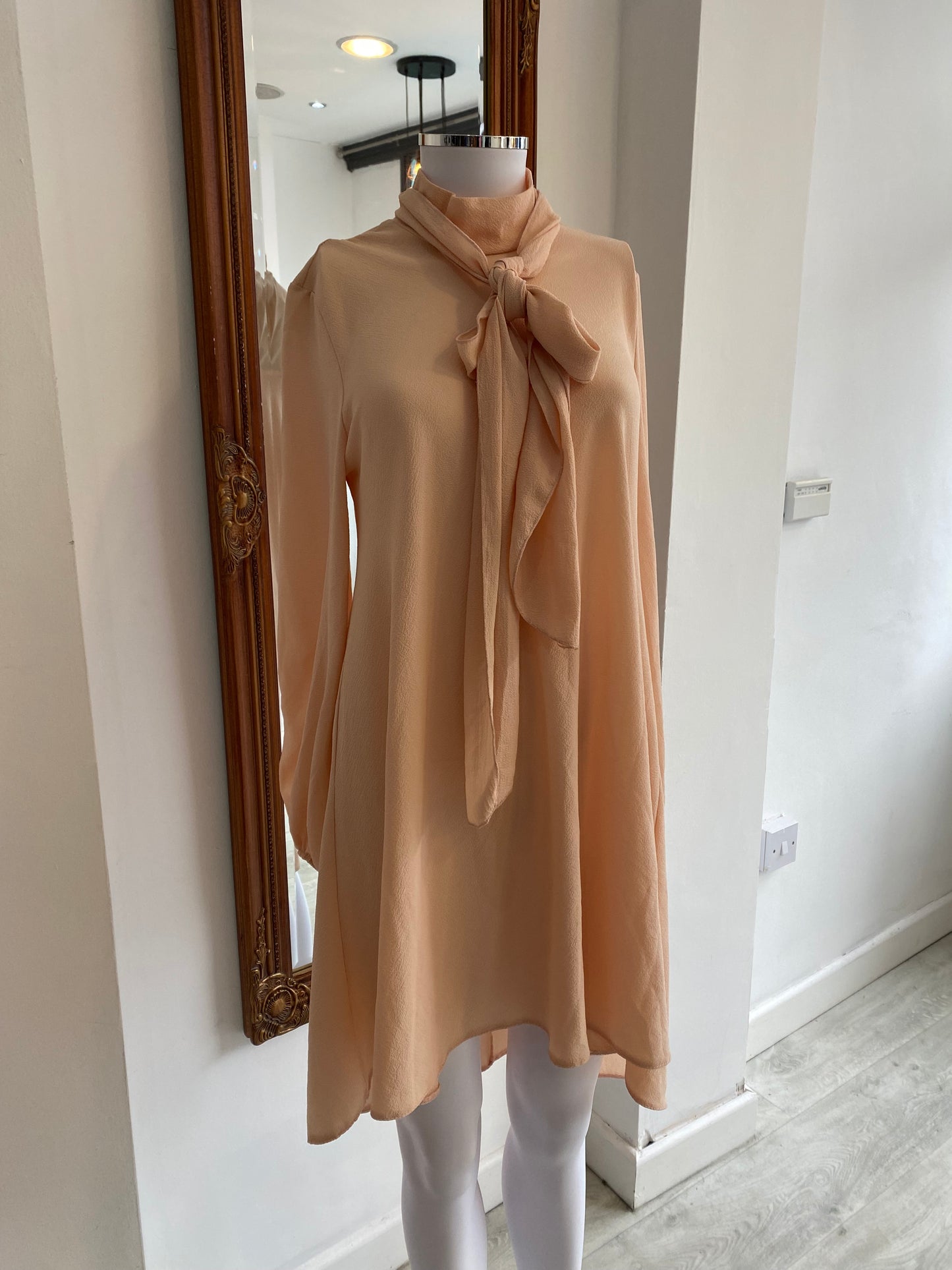 Zack London Beige Floaty Dress Size 10