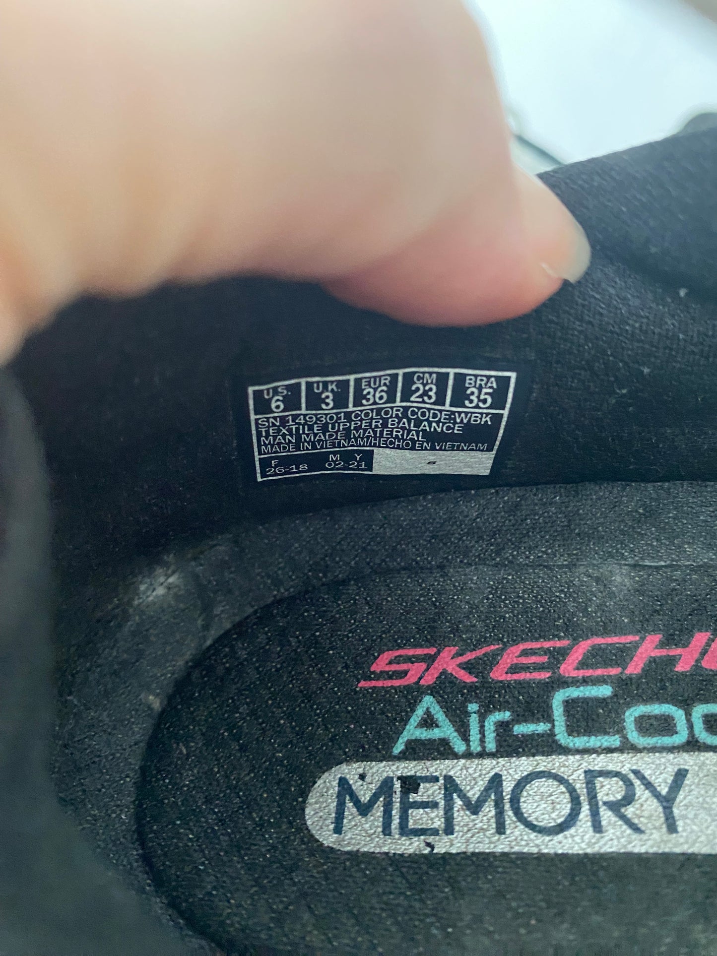 Sketchers Flex Lite memory foam trainers size 3