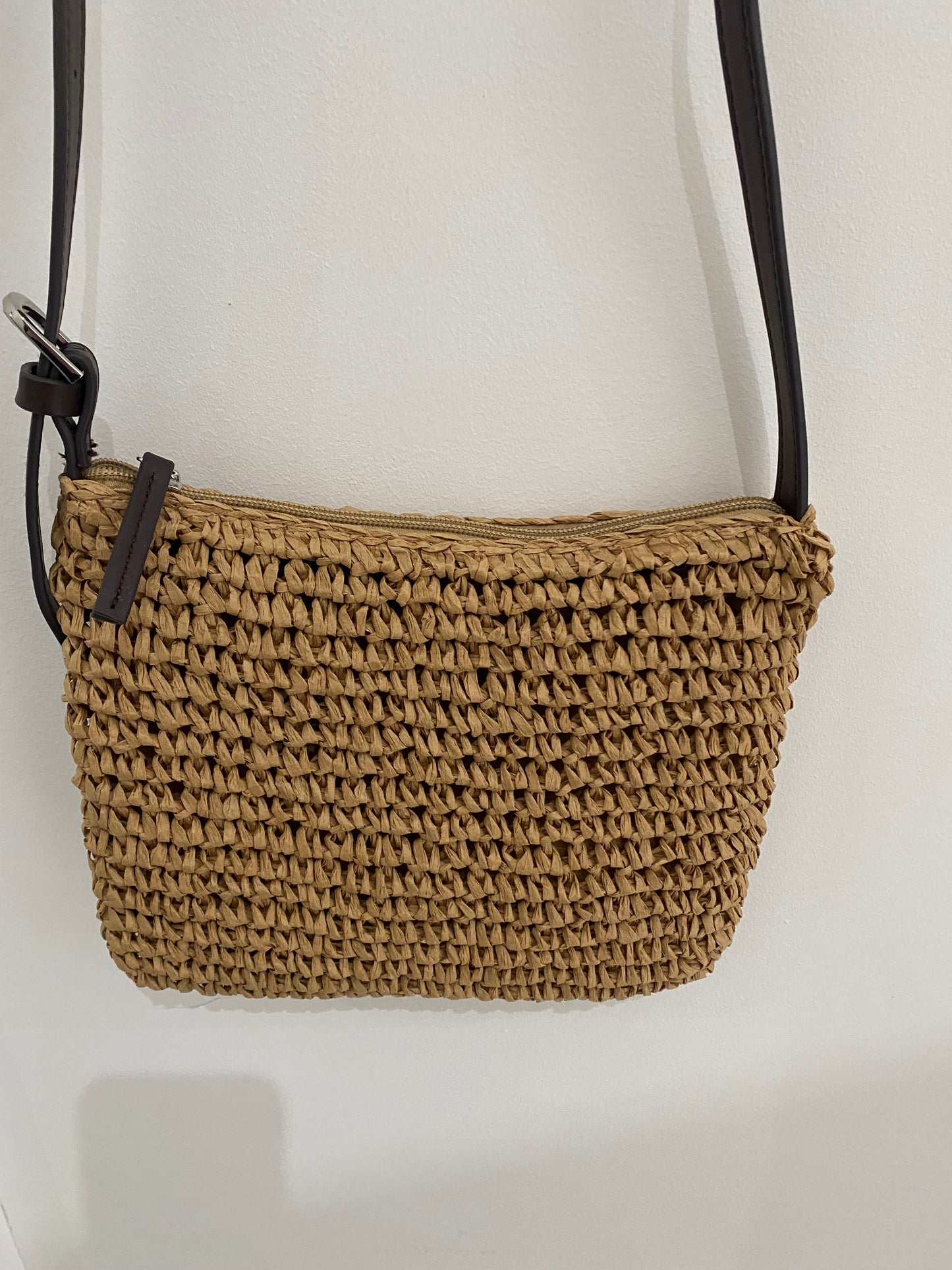 Straw Crossbody Bag