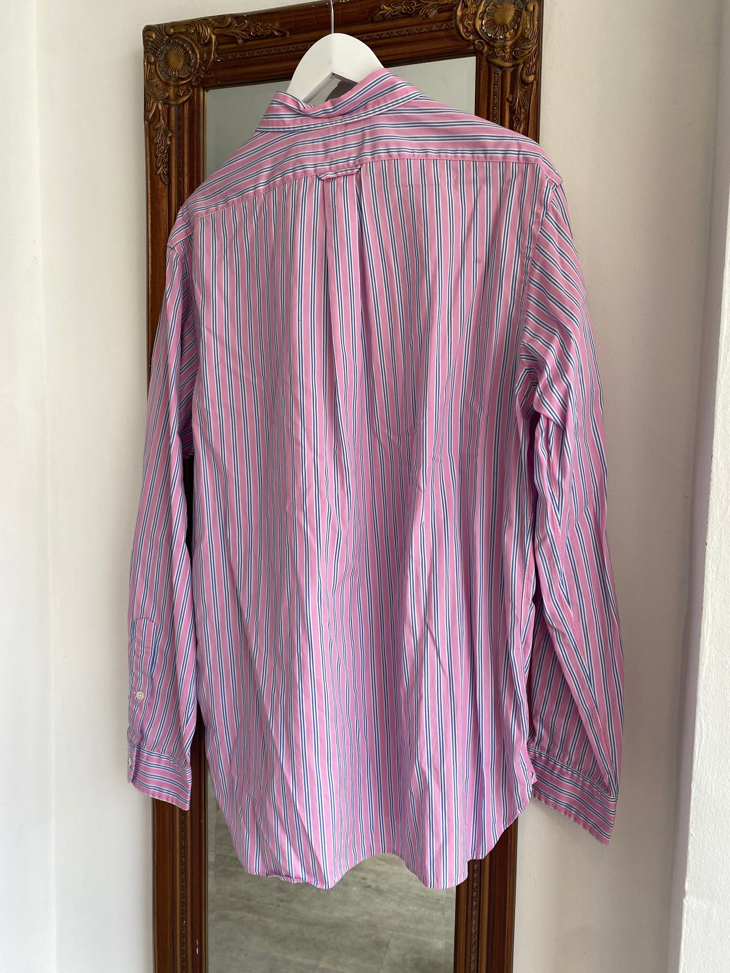 Polo Ralph Lauren Pink Striped Shirt Size XL