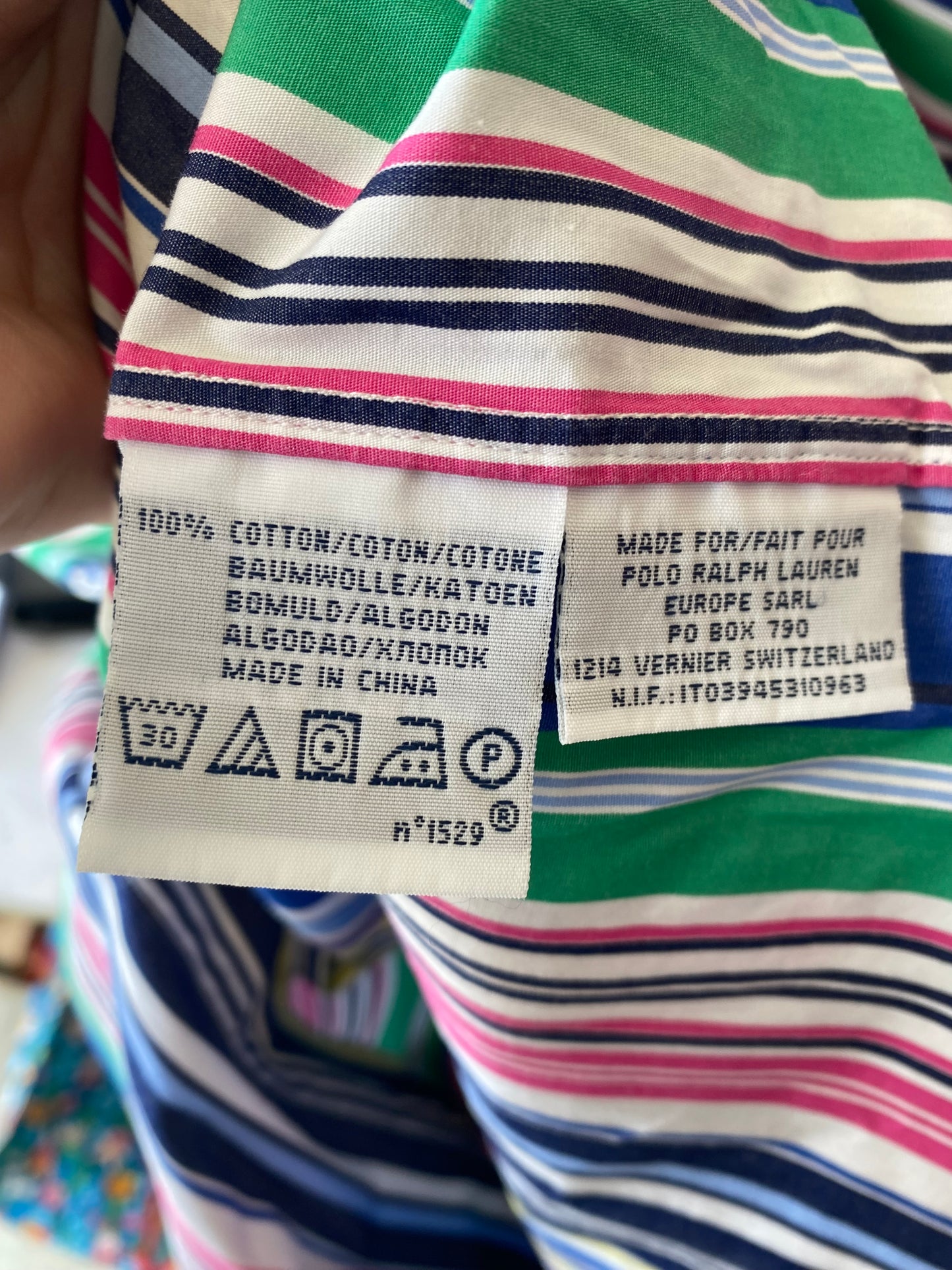 Polo Ralph Lauren Striped Shirt Size XL