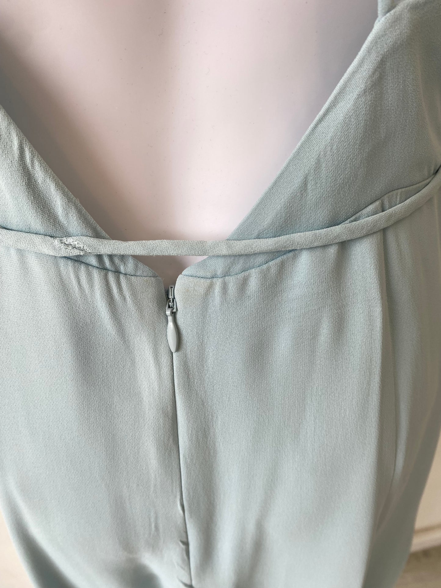 Reiss Ice Blue Midi Dress Size 10