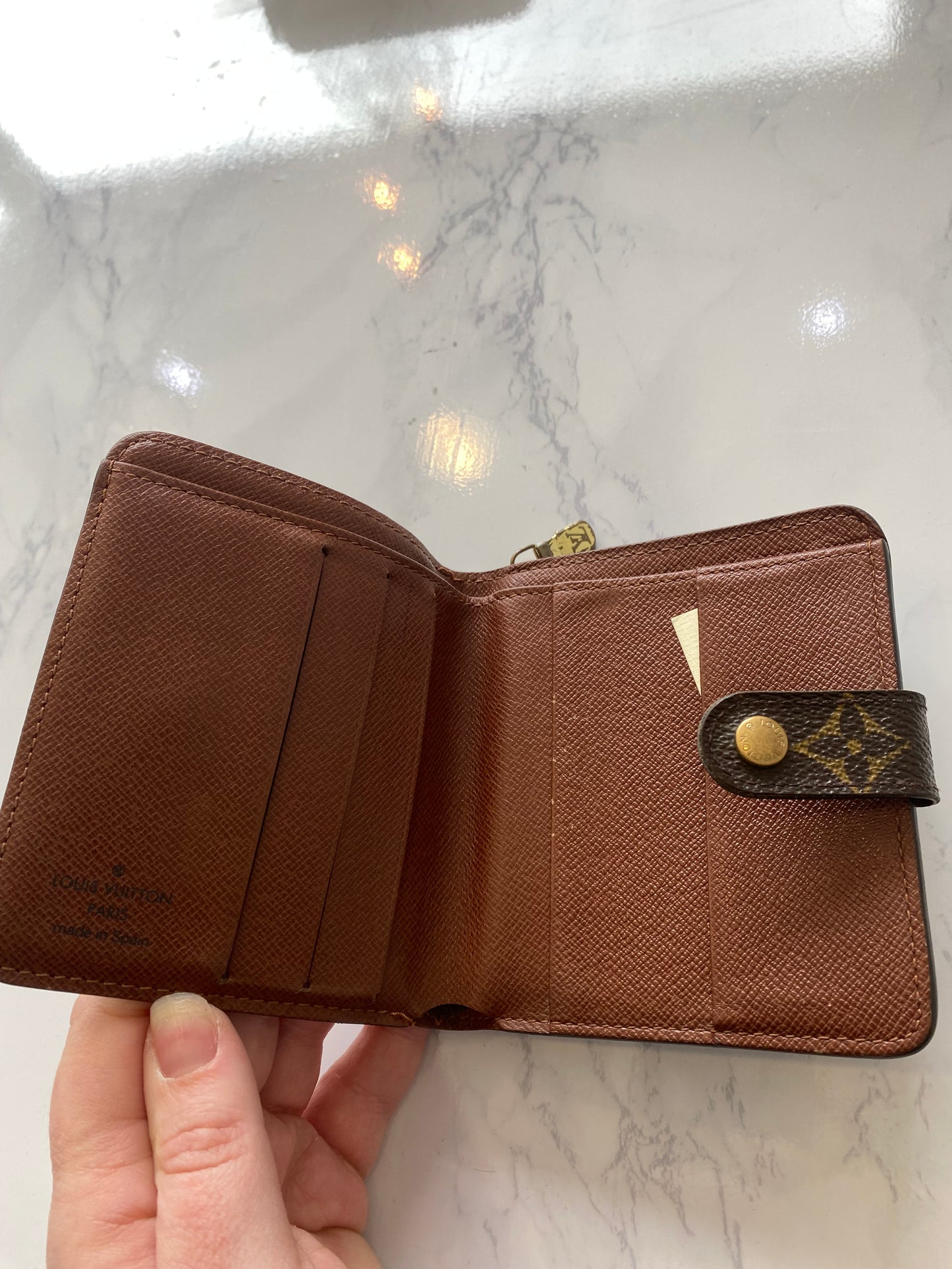 Louis Vuitton Monogram Canvas Compact Wallet