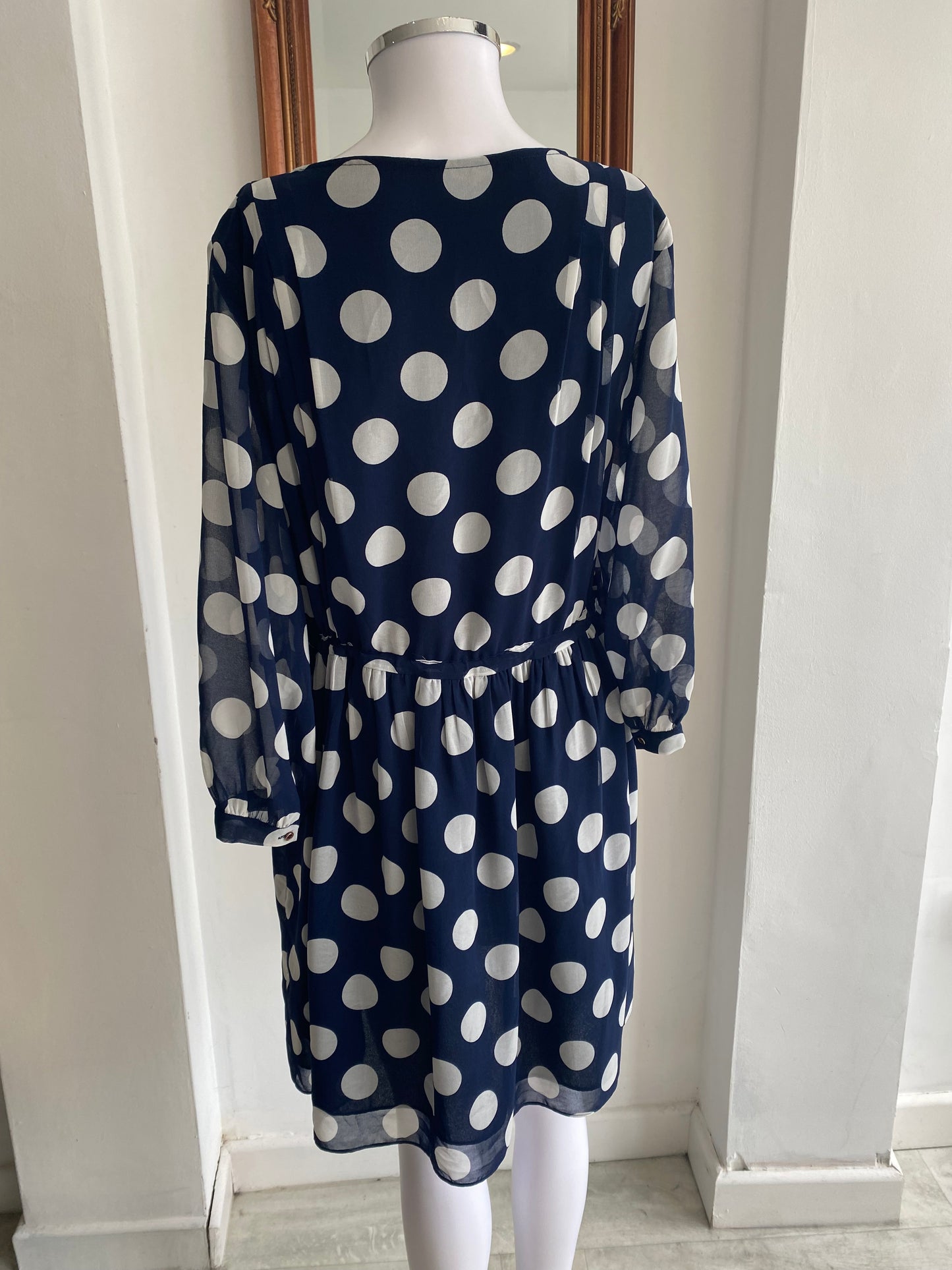 Whistles polka dot dress size 10-12