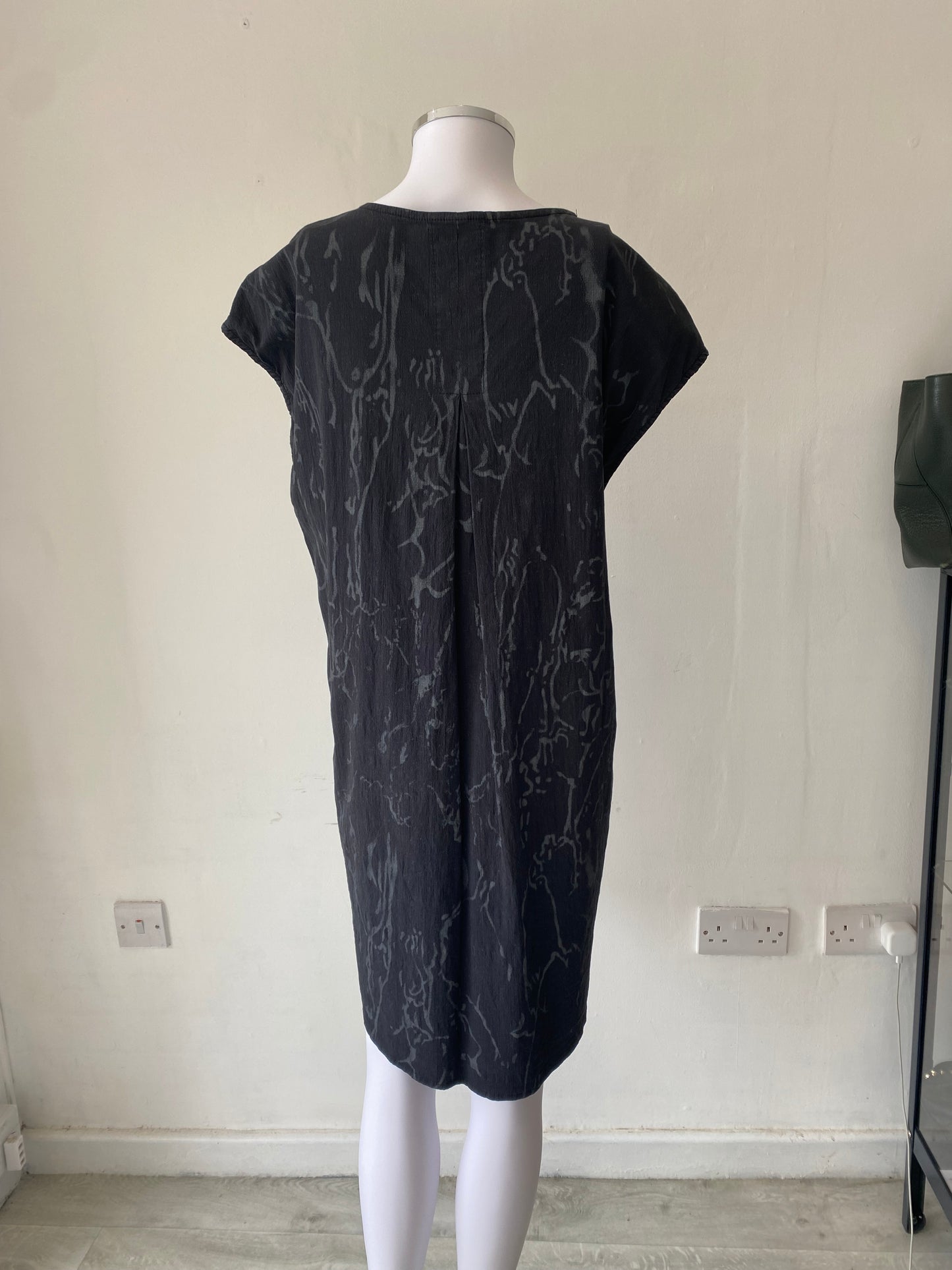 Bella Blue Printed Dress Size S/M 12