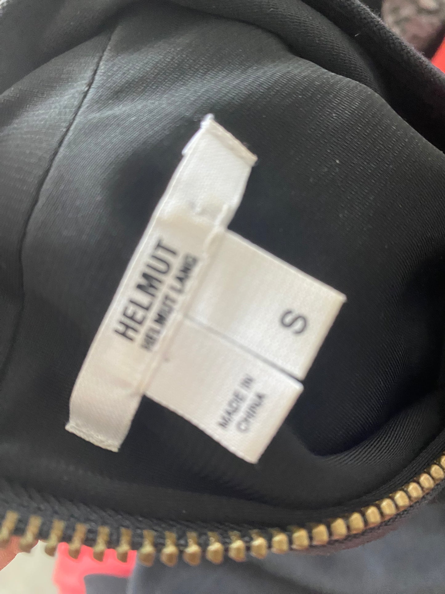 Helmut Lang black dress size 8