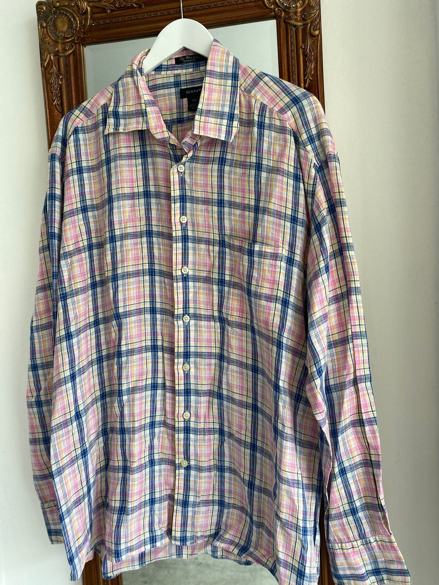 Gant checked shirt size XXL