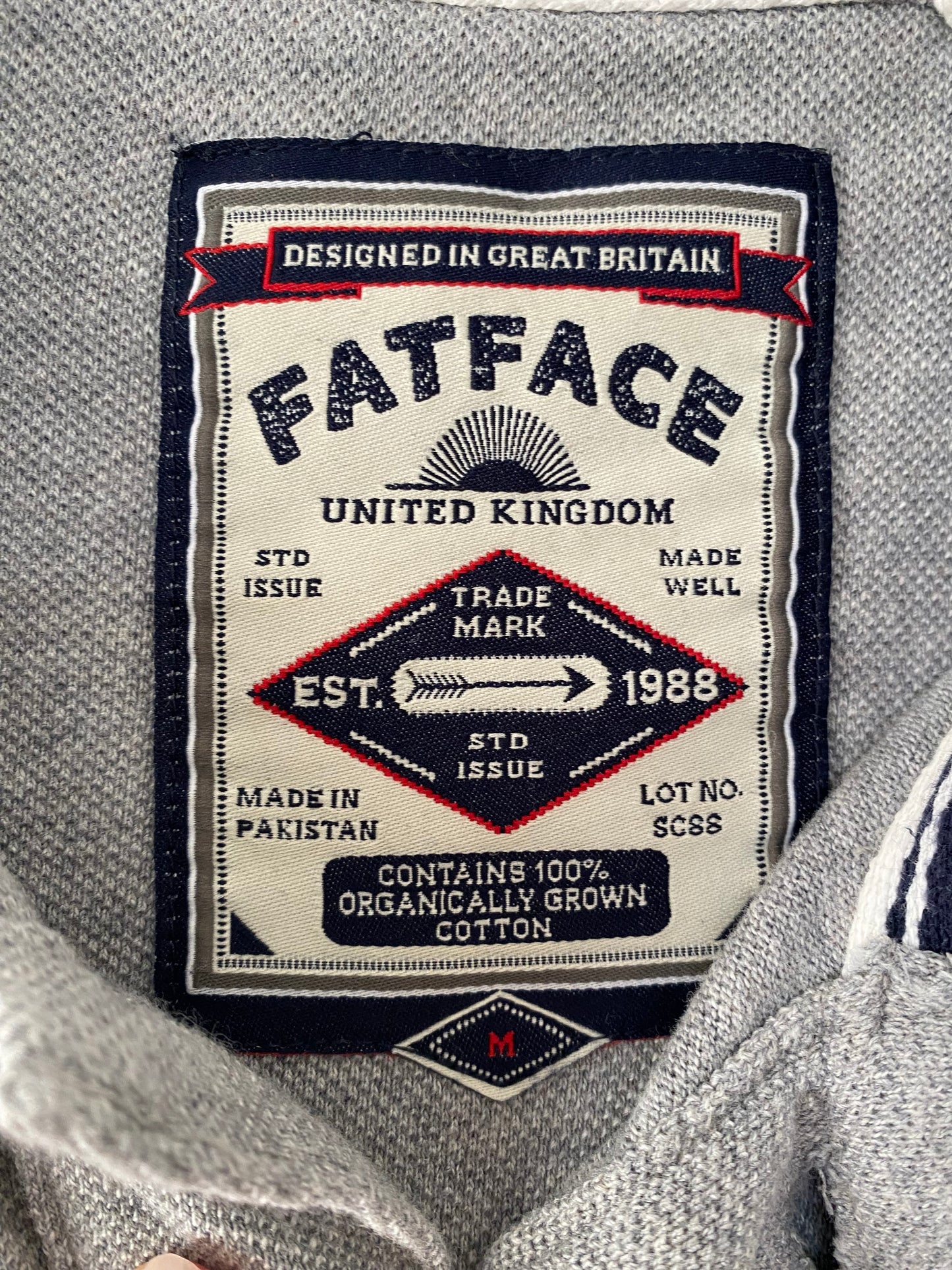 Fat Face Grey Tshirt Size Medium