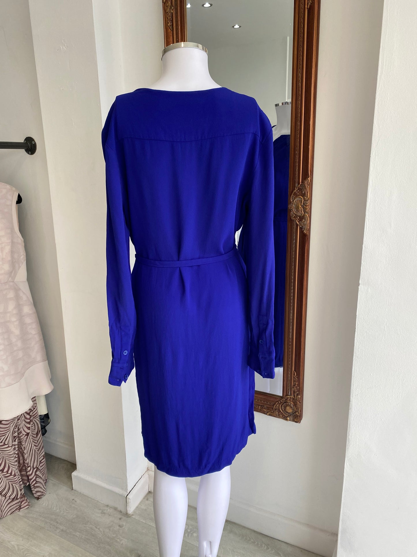LK Bennett Blue Dress Size 10