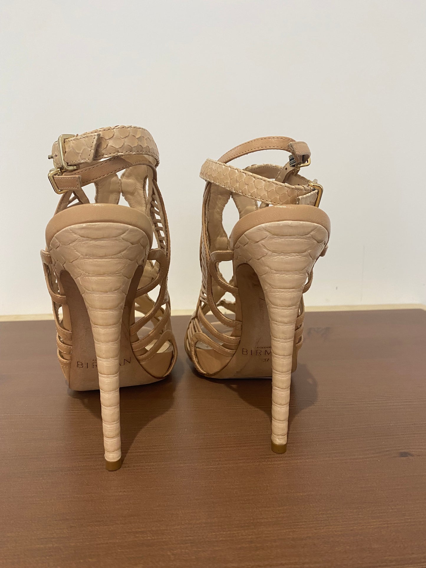 Alexandre Birman Leather Heels Size 4