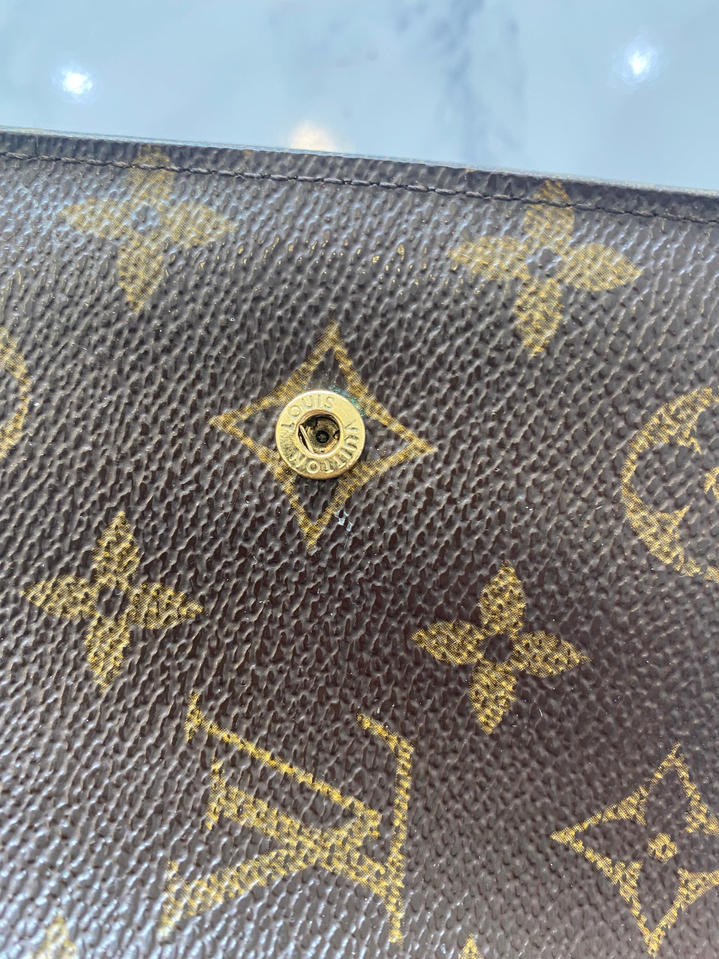 Louis Vuitton Monogram Canvas Compact Wallet