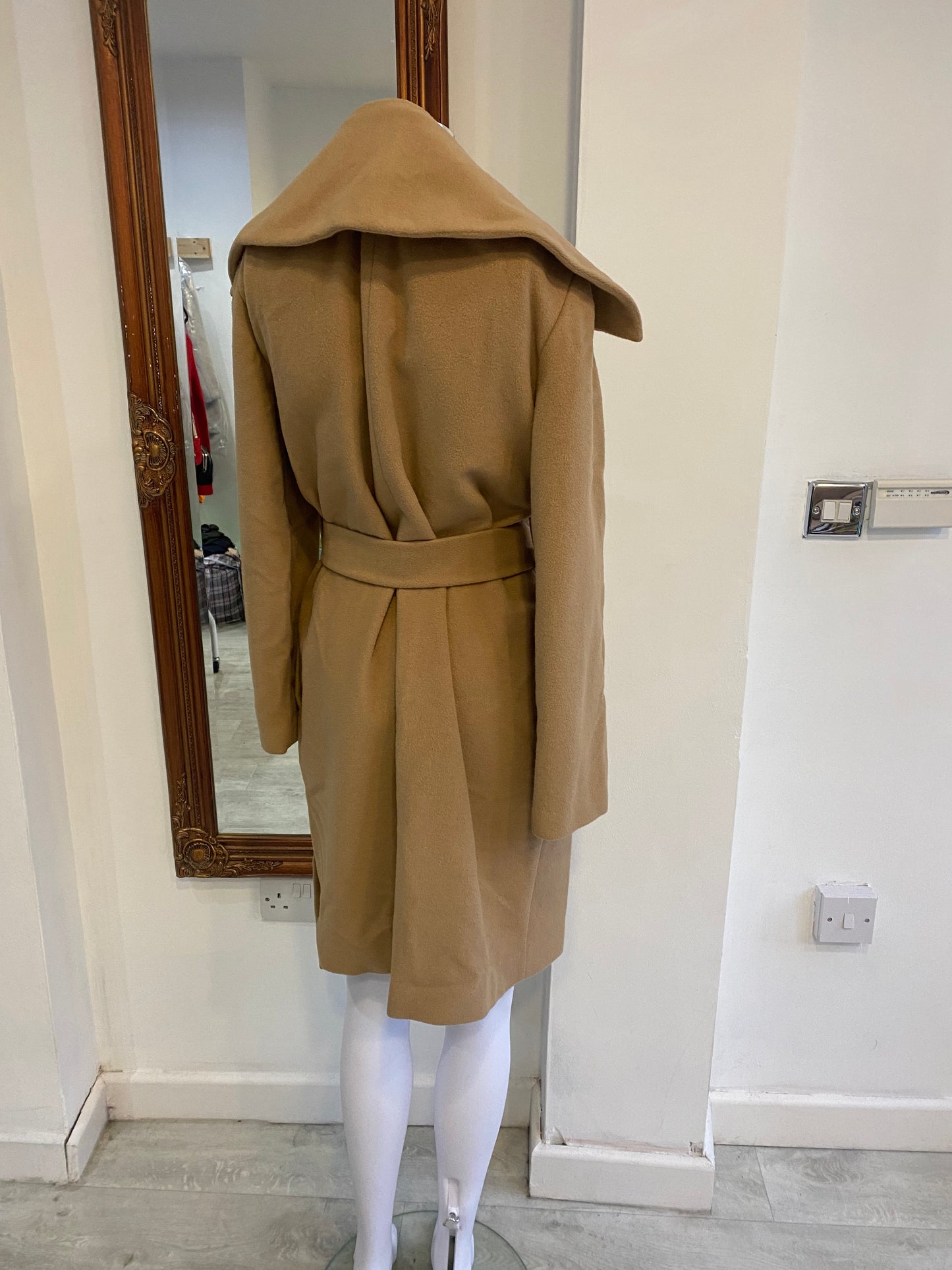 Jaeger Camel Wool Coat Size 12