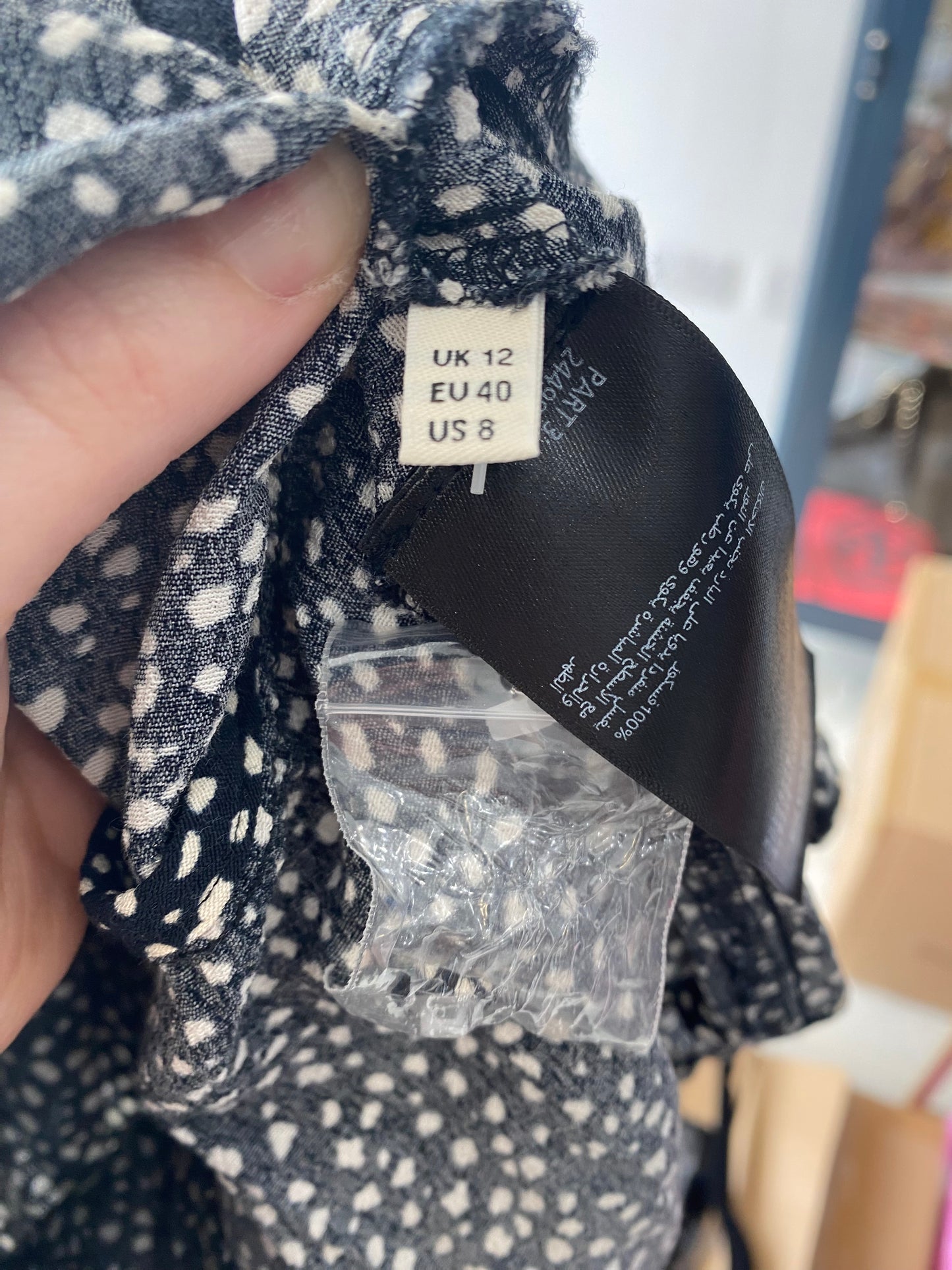 Whistles Spot Print Dress Size 12