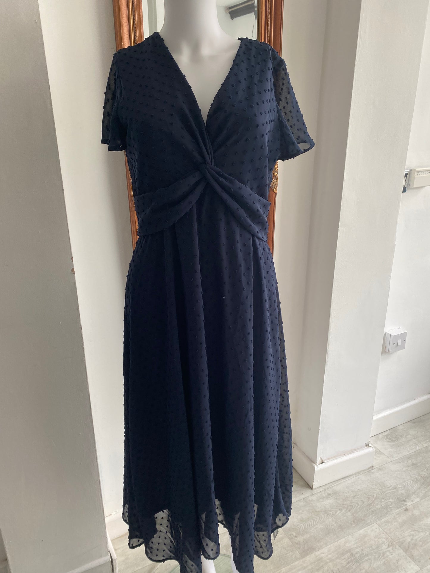 Roman Petite navy dress size 10