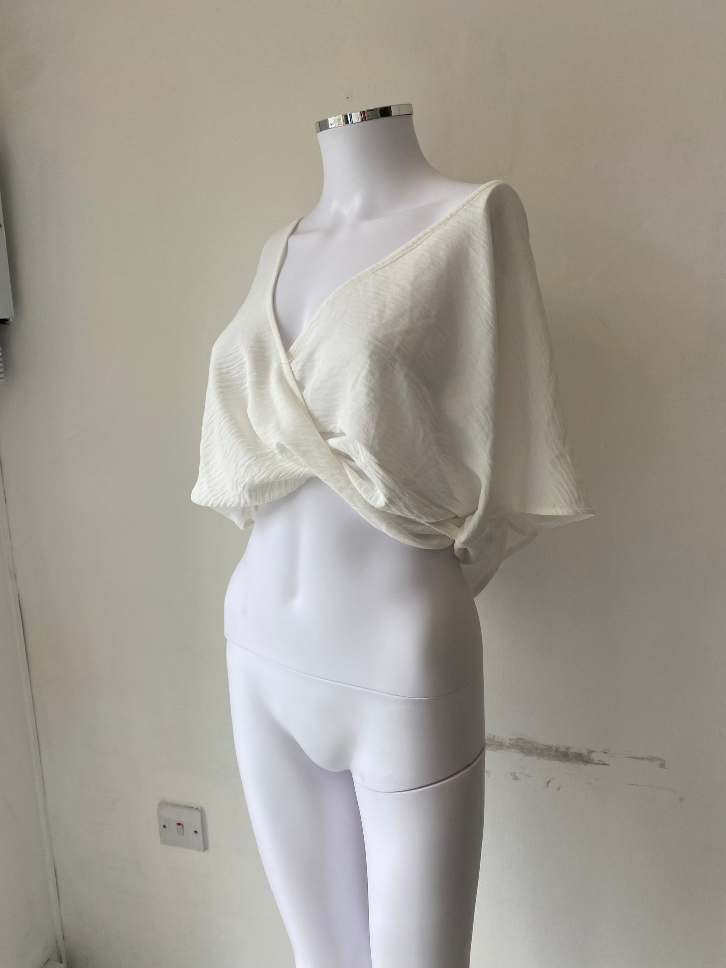 Zara White Blouse Size M