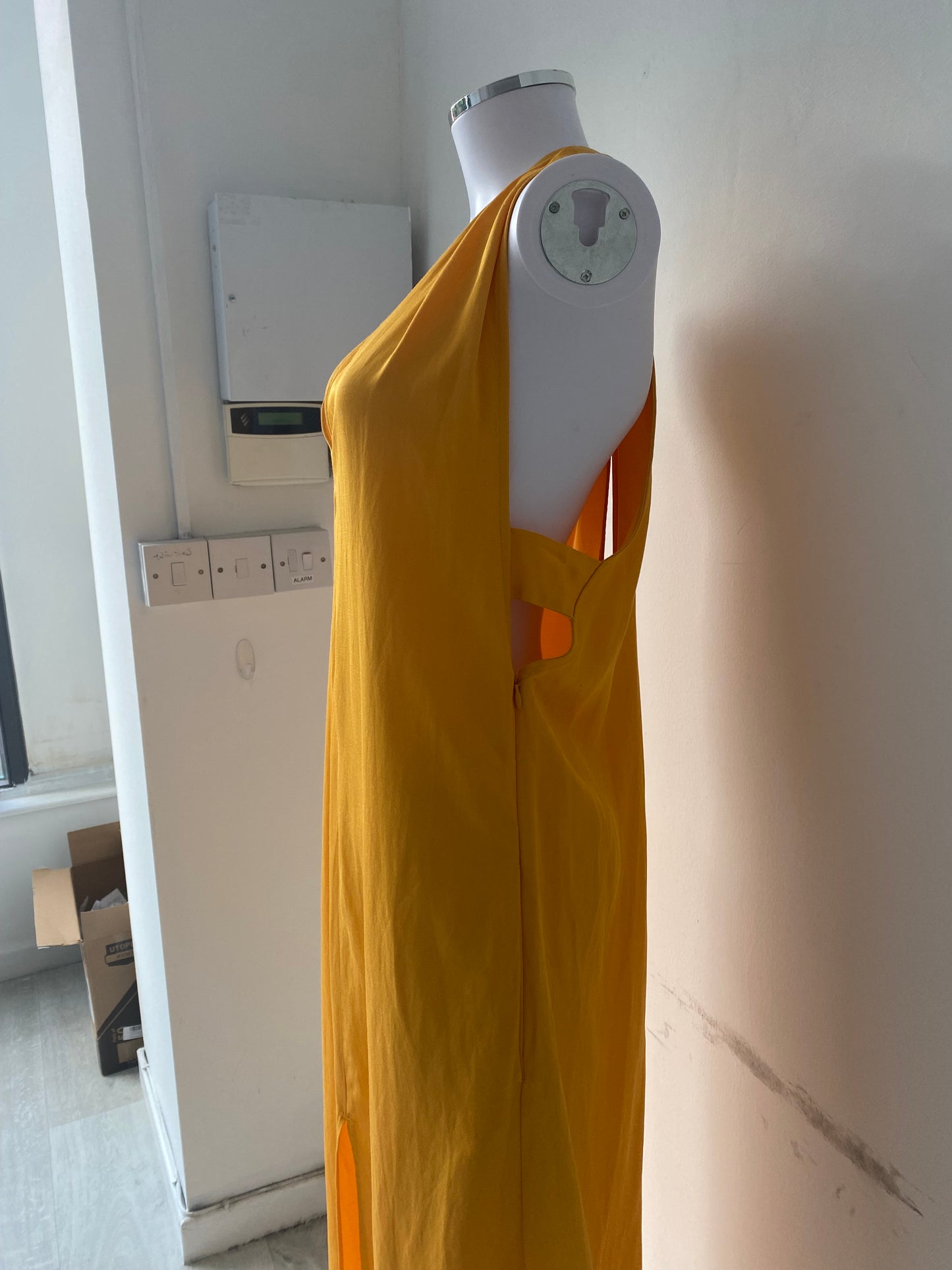 Reiss Orange Maxi Dress Size 12