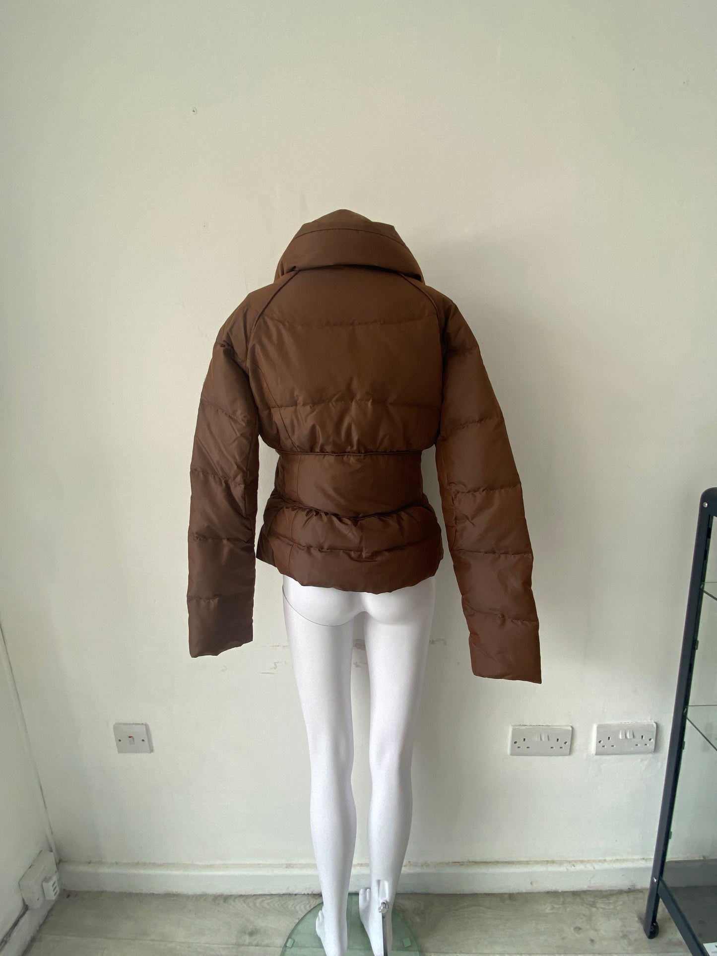 Calvin Klein Bronze Padded Coat Size 42 8