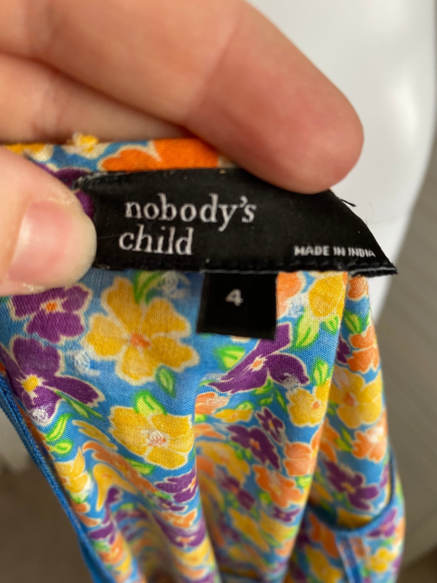 Nobody’s Child floral print dress size 4-6