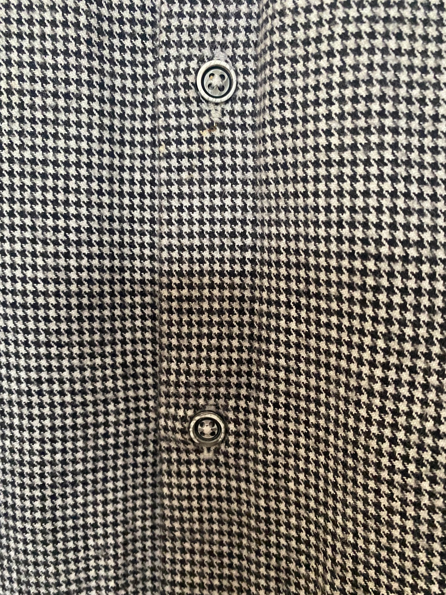 Massimo Dutti Houndstooth Check Shirt Size XL