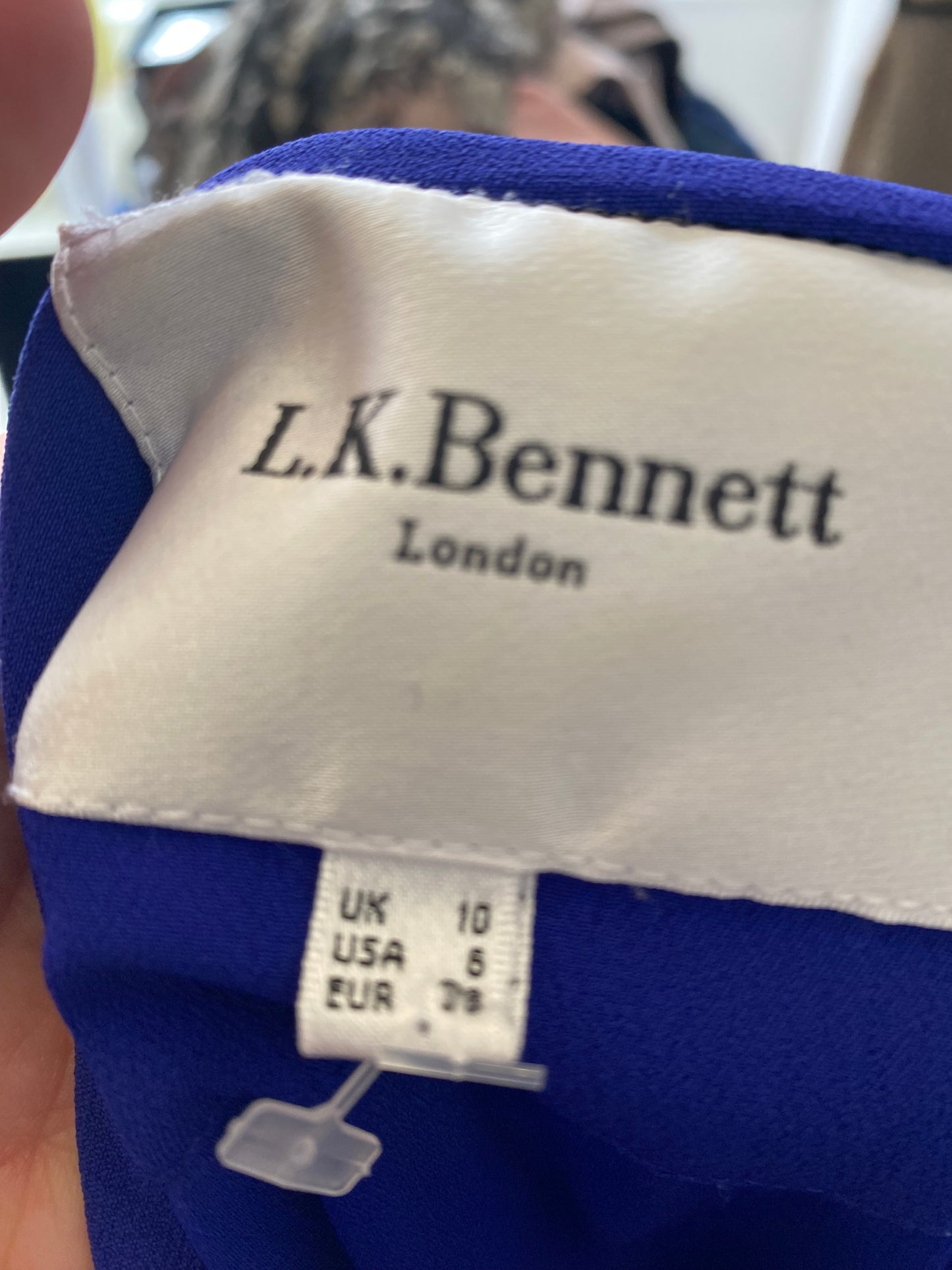 LK Bennett Blue Dress Size 10