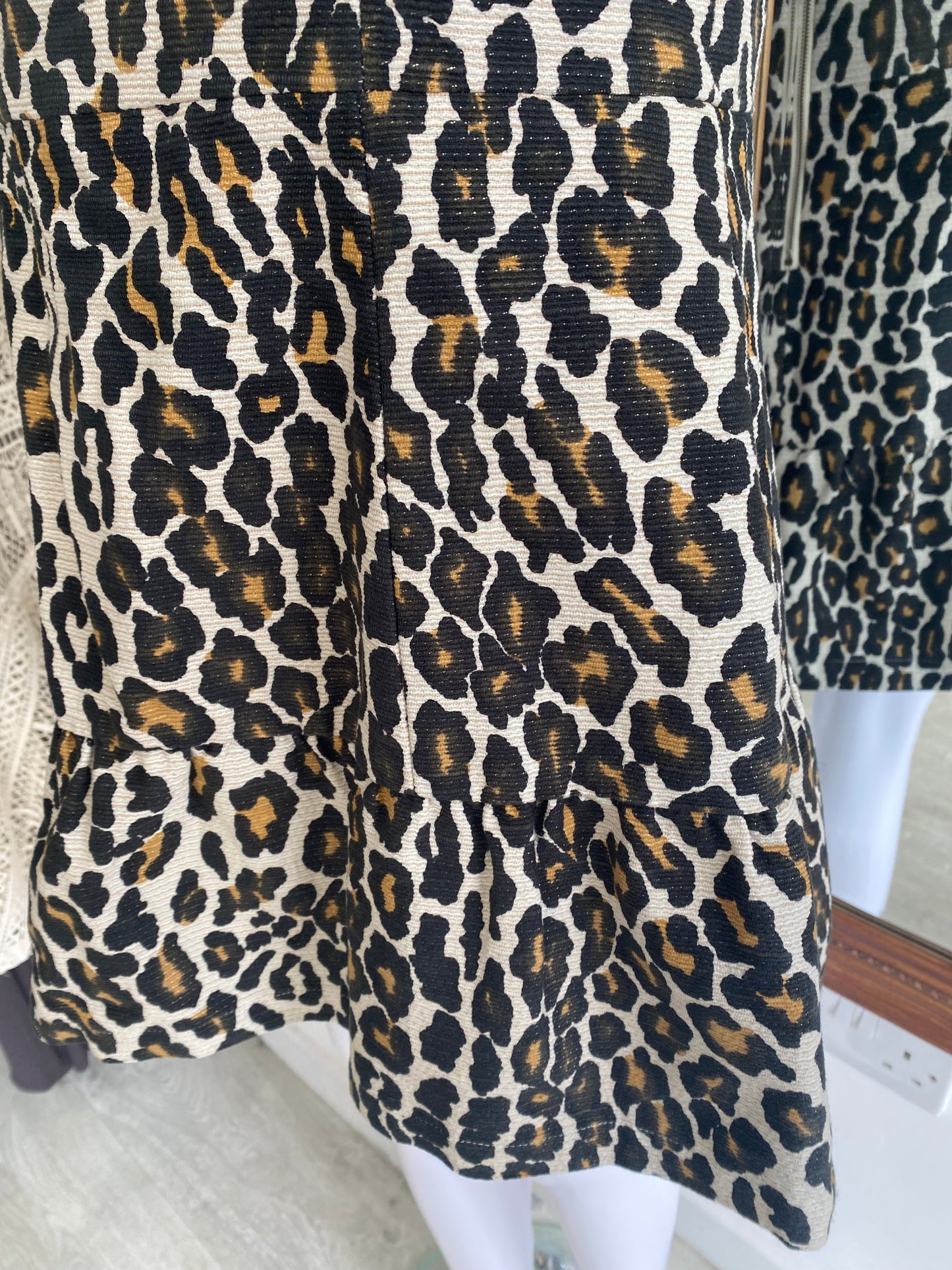 Sea New York leopard print dress size 12