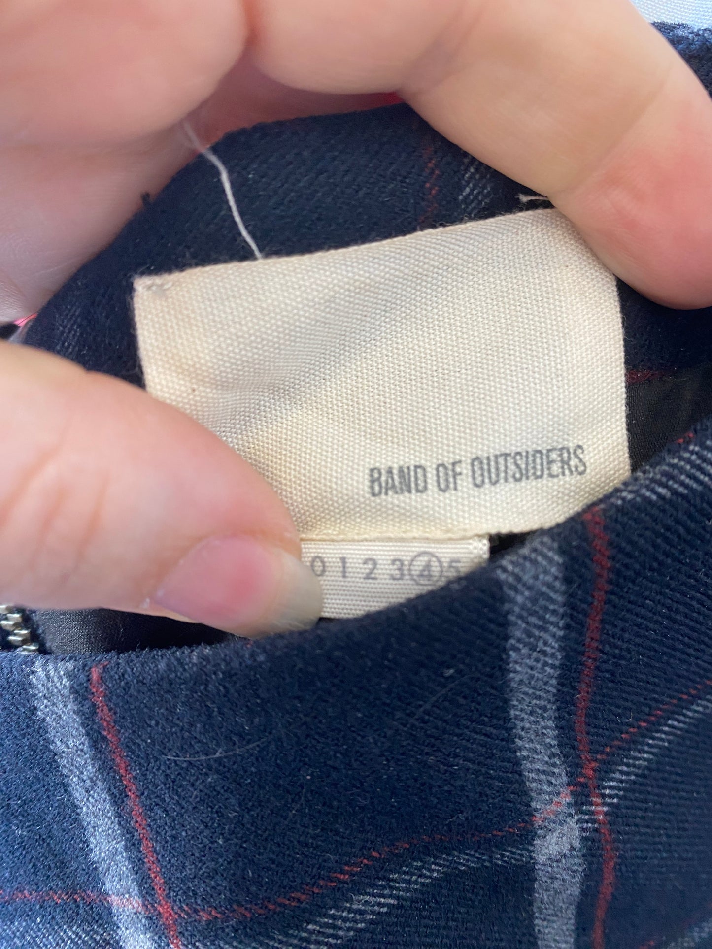Band of Outsiders Checked Dress Size 14