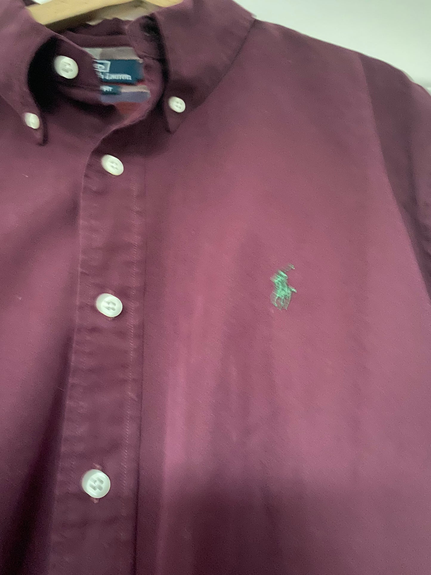 Polo Ralph Lauren Burgundy Shirt Size XXL