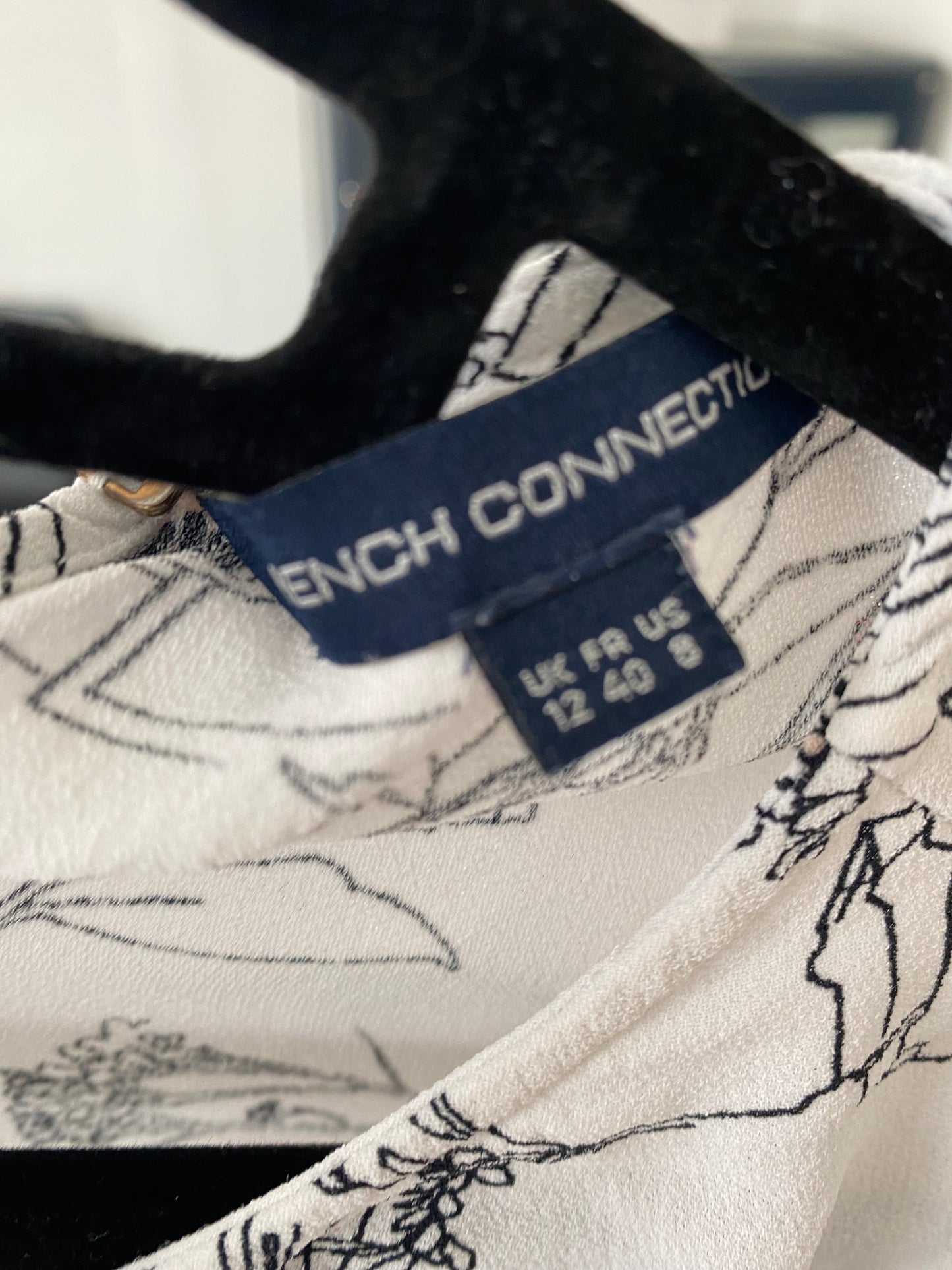 French connection tshirt size 10