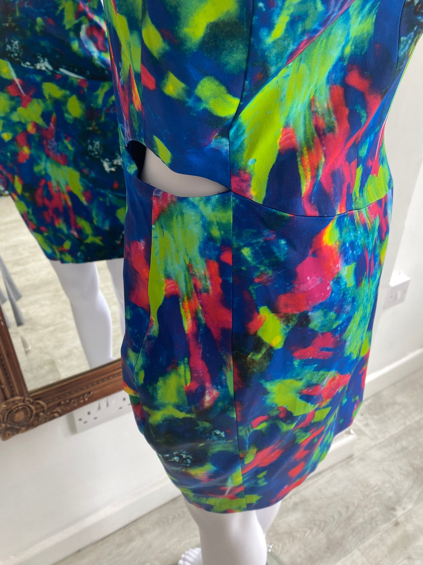 Karen Millen Weston Kaleidoscope Dress size 10