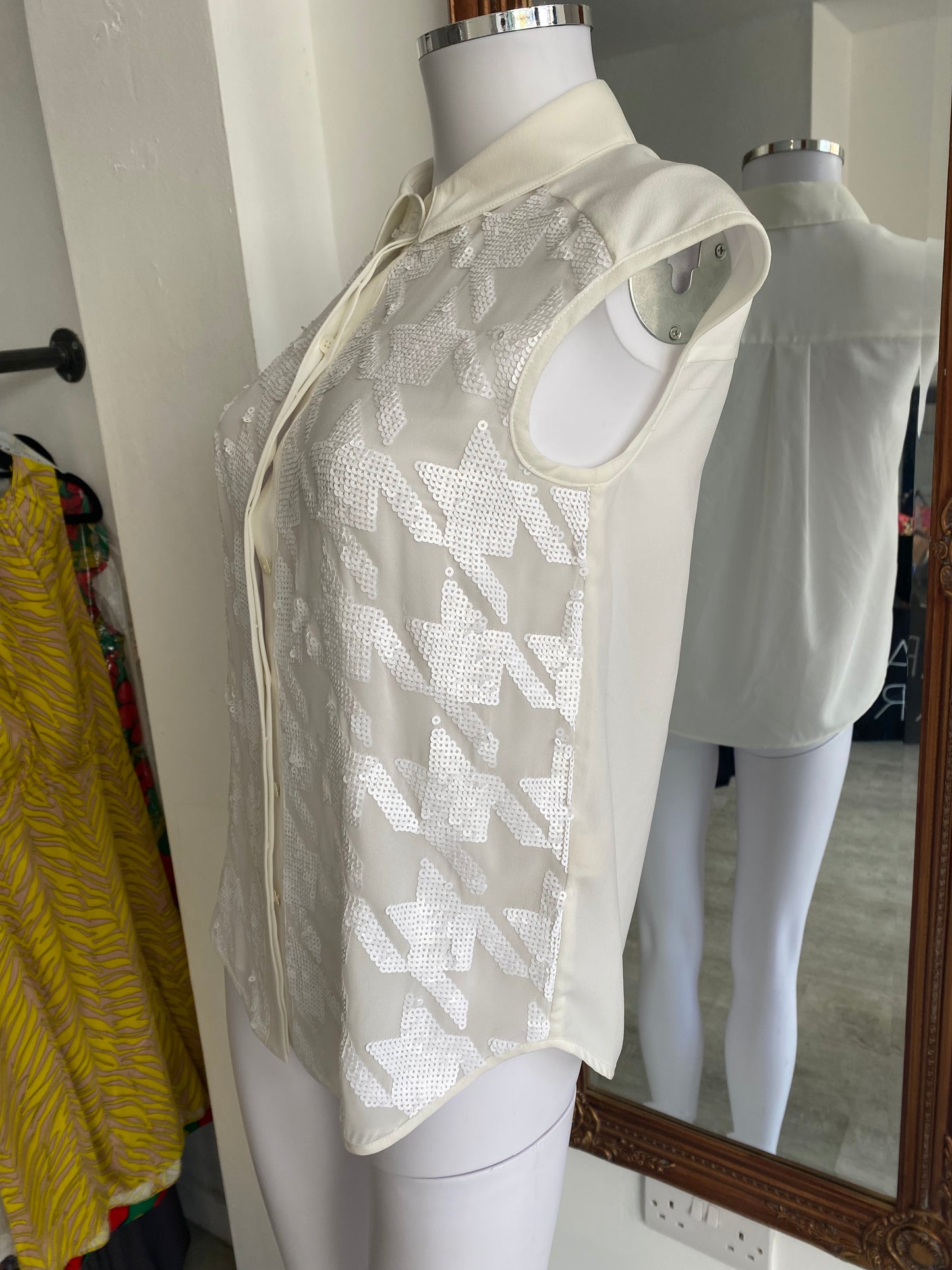 Ted Baker sequin blouse size 8