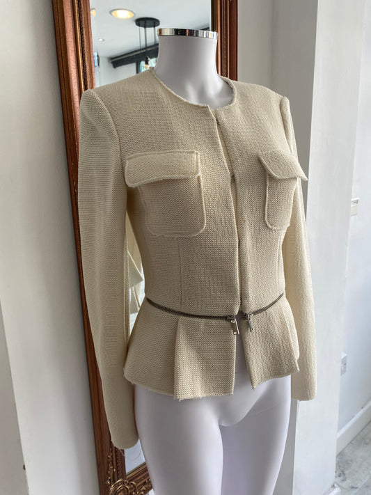 Zara cream jacket size 6-8