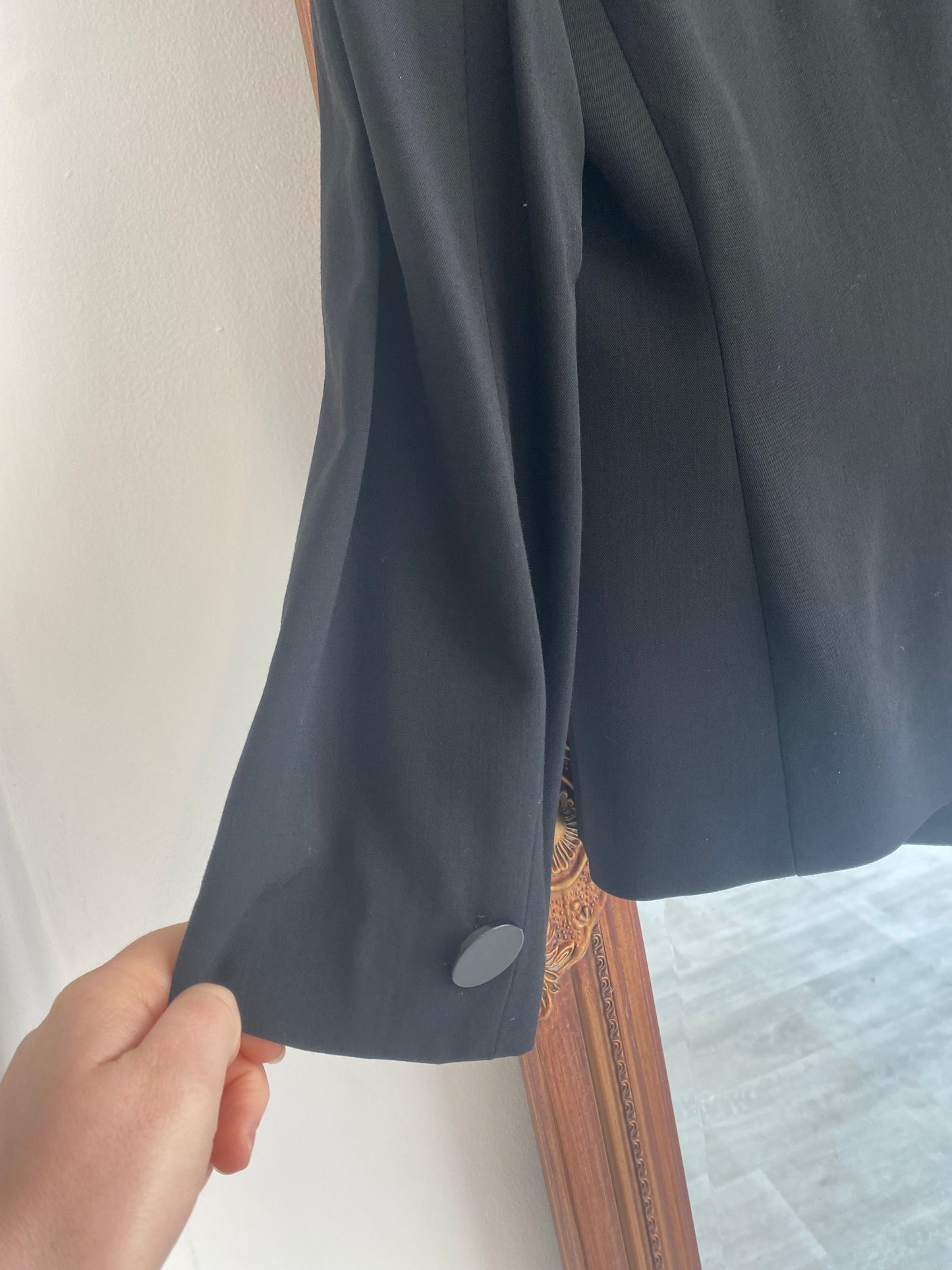 Emporio Armani Black Trouser Suit Size 10