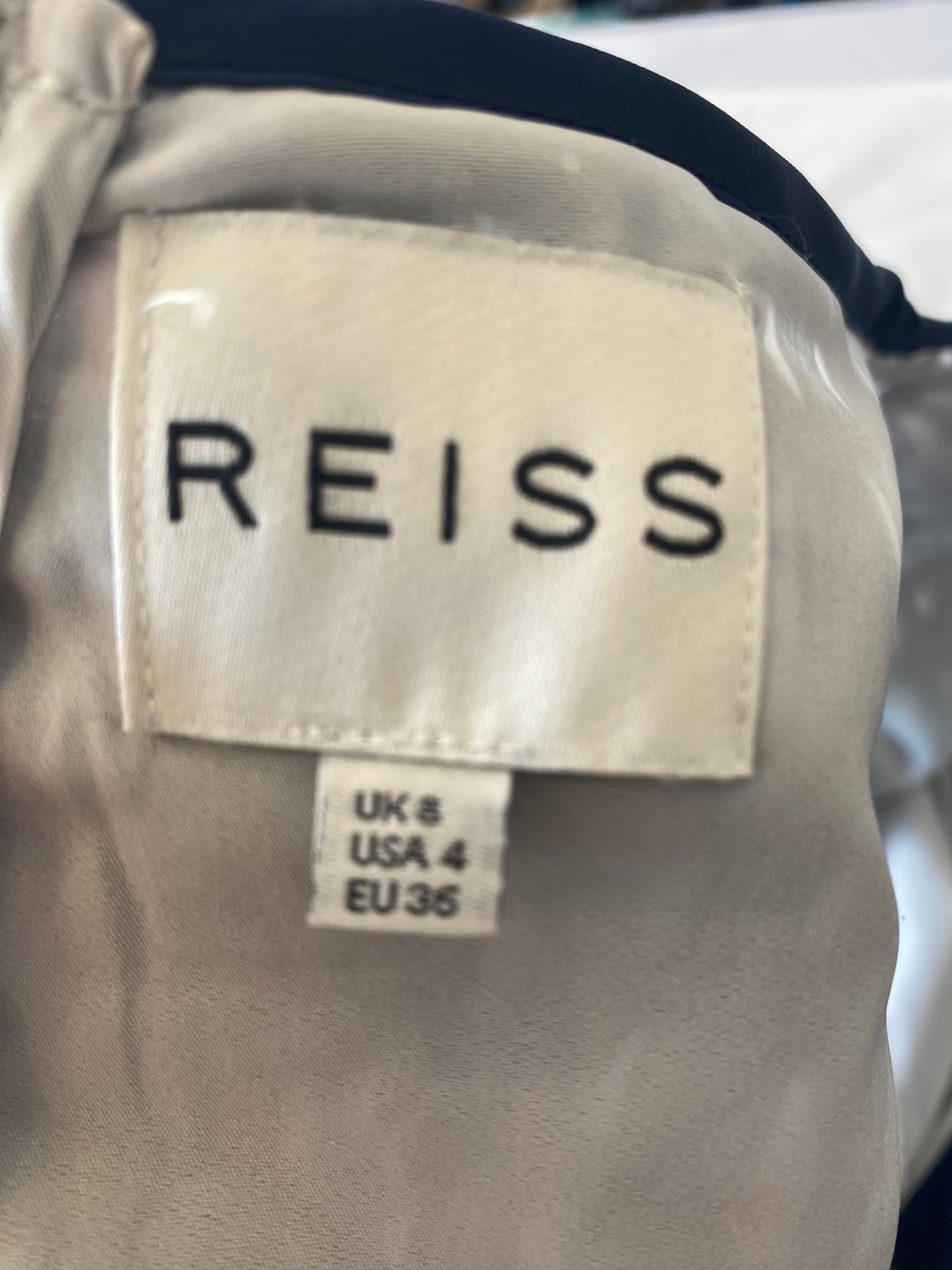 Reiss navy dress size 8