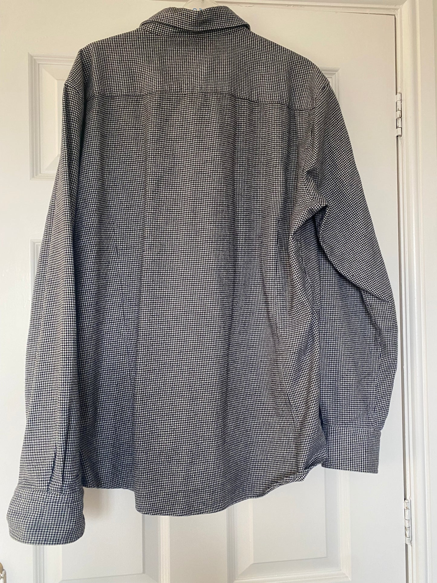 Massimo Dutti Houndstooth Check Shirt Size XL